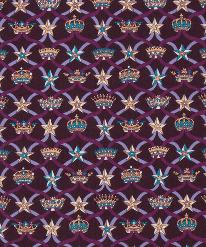 Windsor Ribbon Organic Tana Lawn™ Cotton Fabric - Purple - Liberty