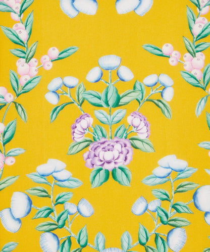 Eastern Trellis Organic Tana Lawn™ Cotton Fabric - Yellow - Liberty