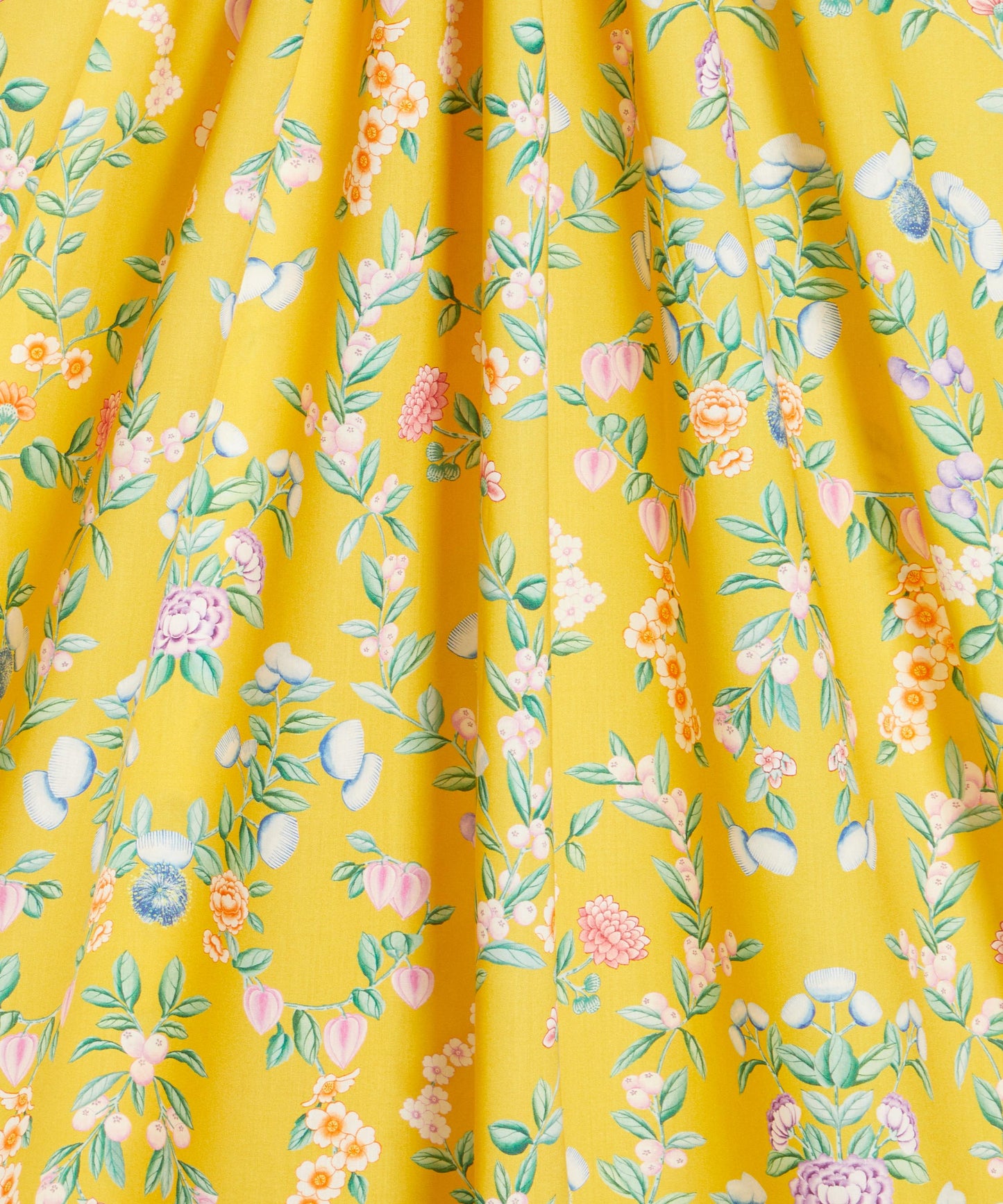 Eastern Trellis Organic Tana Lawn™ Cotton Fabric - Yellow - Liberty