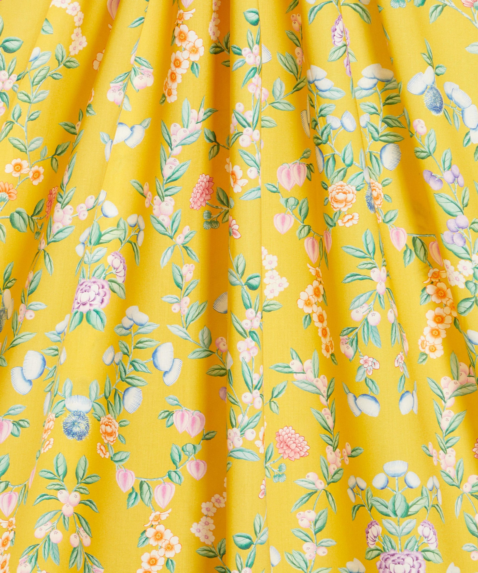 Eastern Trellis Organic Tana Lawn™ Cotton Fabric - Yellow - Liberty