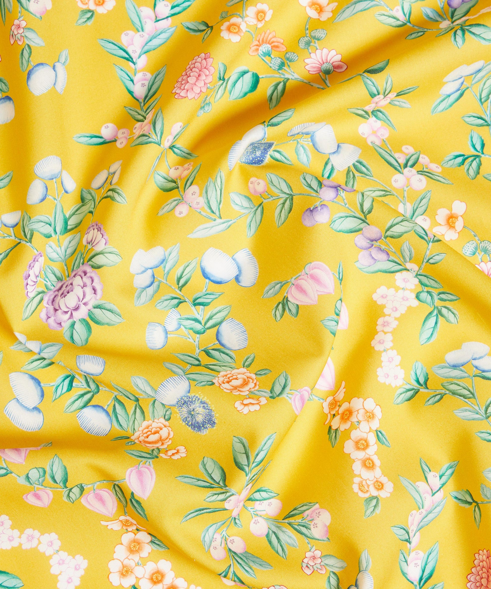 Eastern Trellis Organic Tana Lawn™ Cotton Fabric - Yellow - Liberty