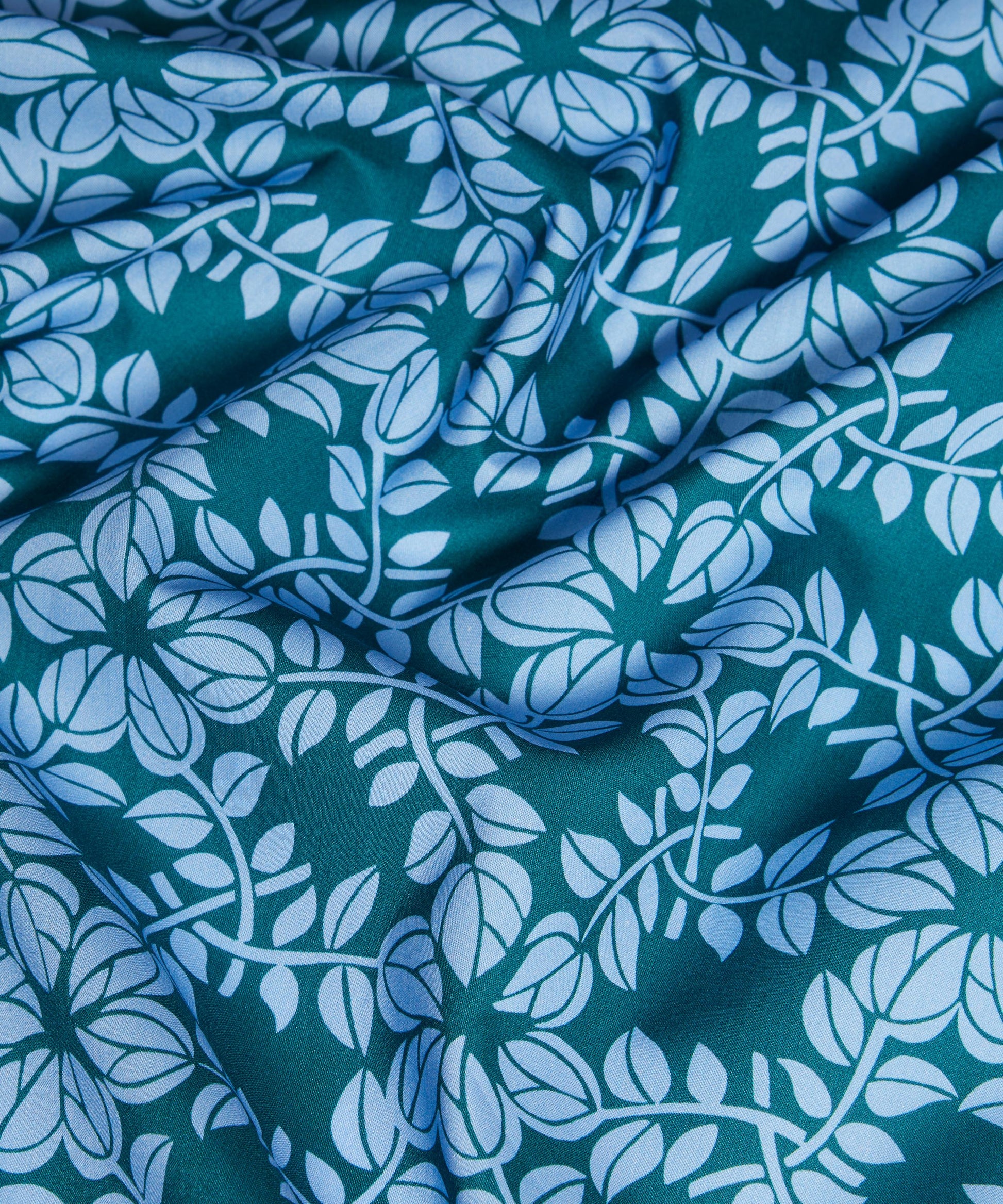 Rose Jive Organic Tana Lawn™ Cotton Fabric - Blue - Liberty