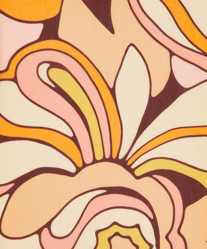 Retro Flow Organic Tana Lawn™ Cotton Fabric - Sand - Liberty