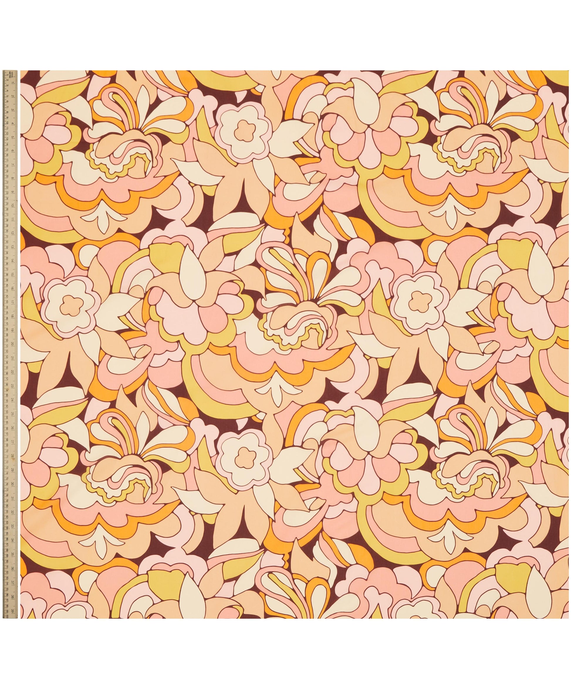 Retro Flow Organic Tana Lawn™ Cotton Fabric - Sand - Liberty