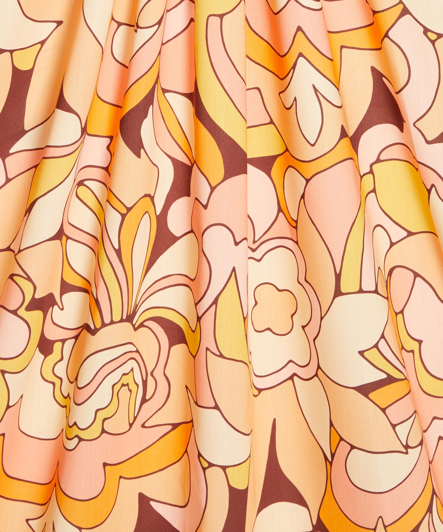 Retro Flow Organic Tana Lawn™ Cotton Fabric - Sand - Liberty