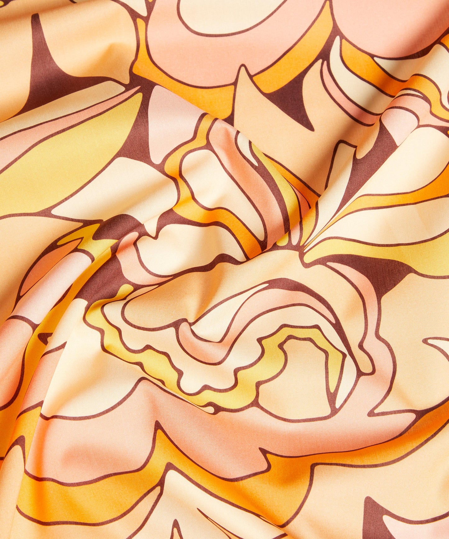 Retro Flow Organic Tana Lawn™ Cotton Fabric - Sand - Liberty