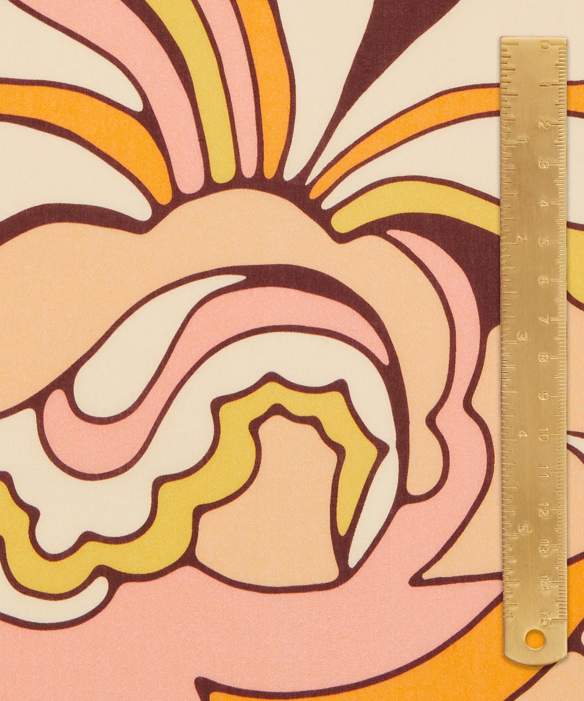 Retro Flow Organic Tana Lawn™ Cotton Fabric - Sand - Liberty