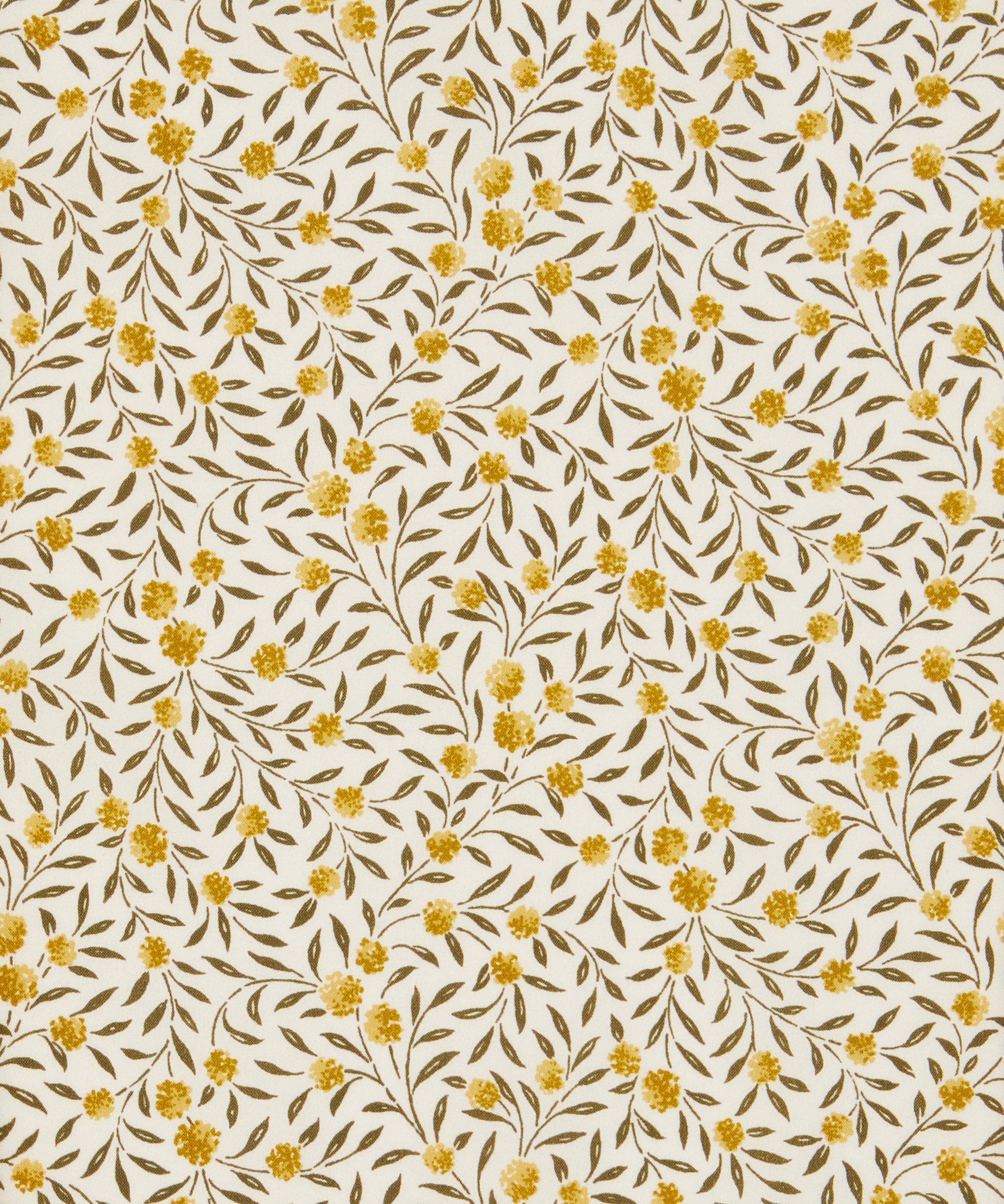 Myrtle Cotton Poplin Fabric - Yellow - Liberty