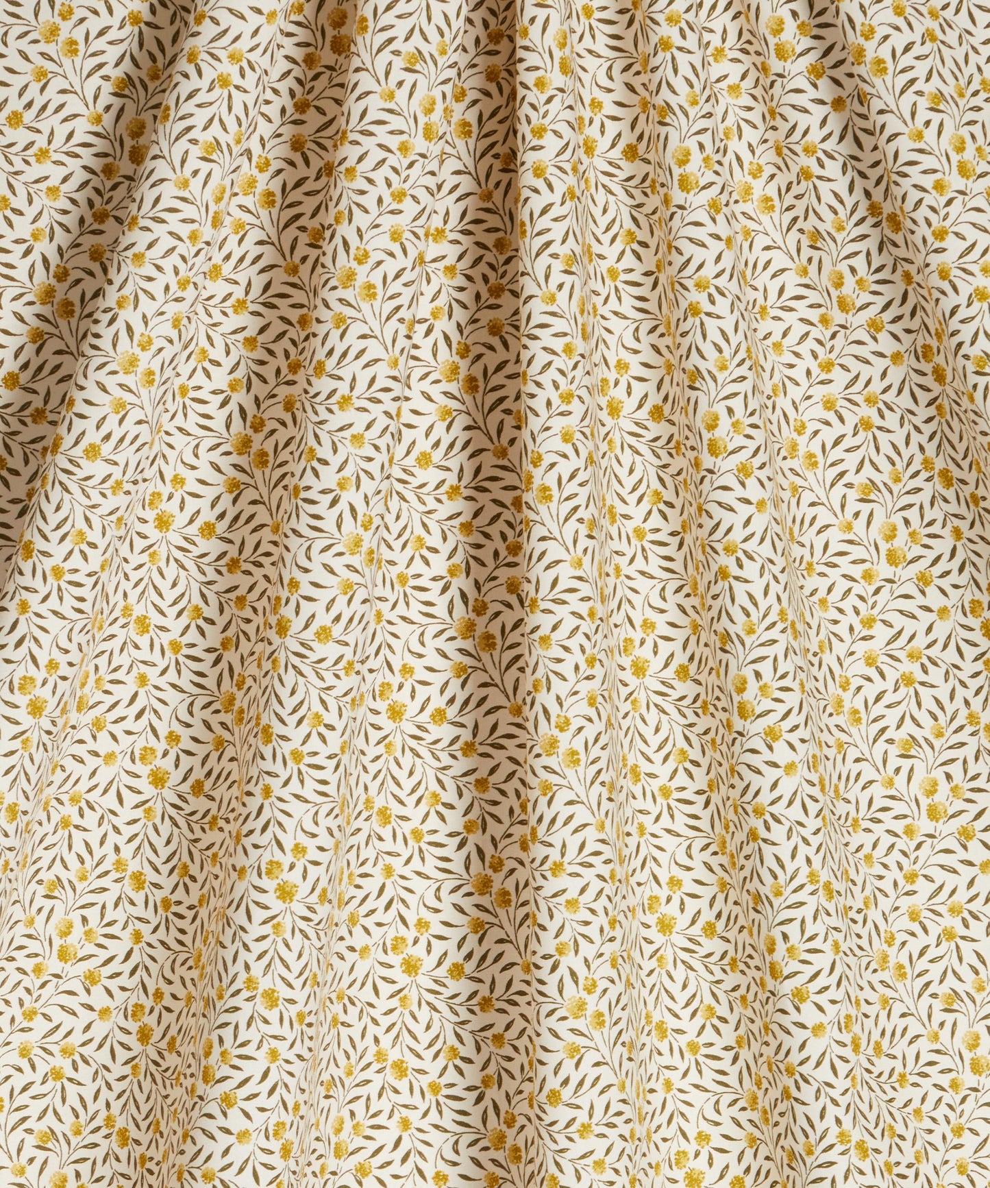 Myrtle Cotton Poplin Fabric - Yellow - Liberty
