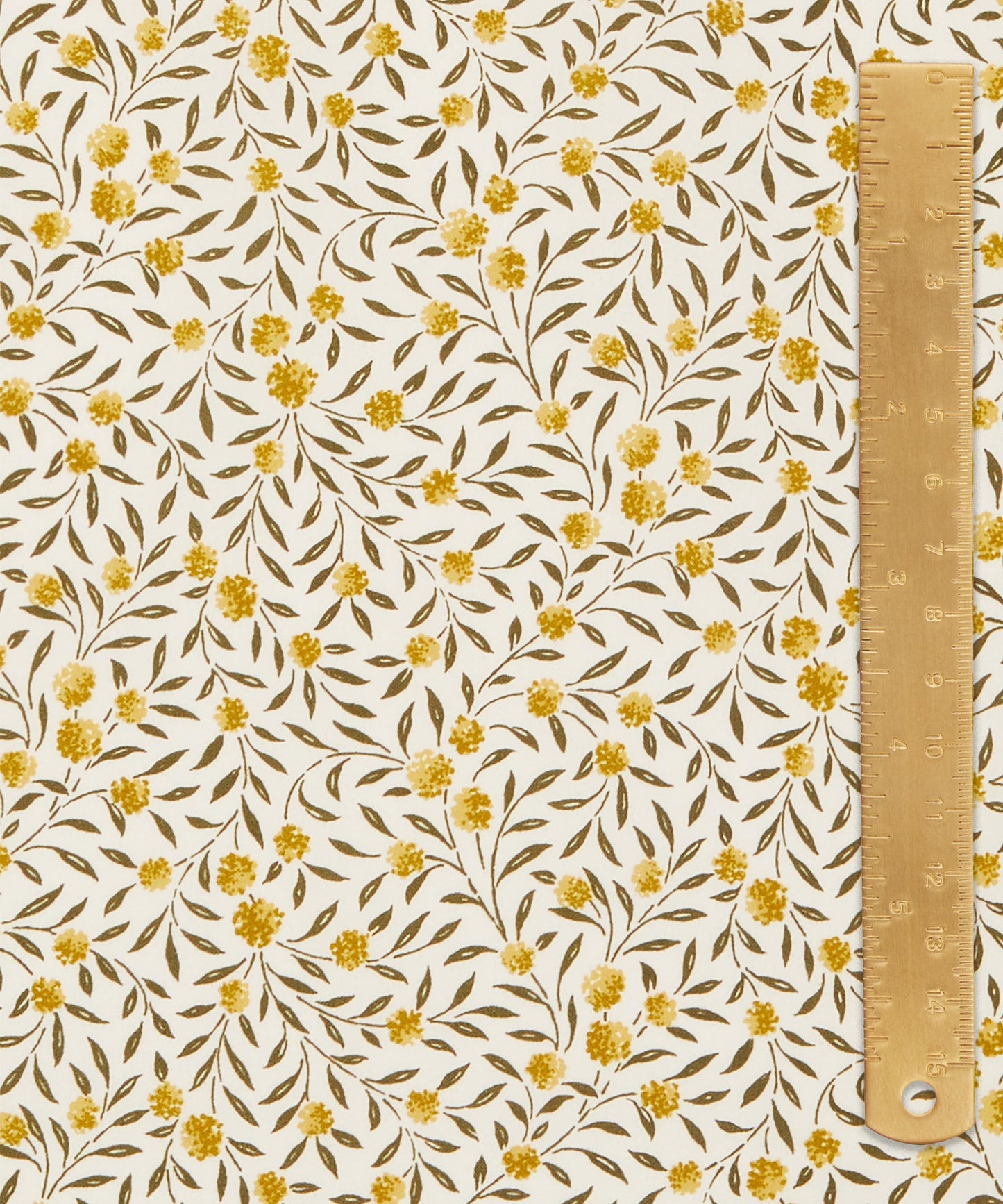 Myrtle Cotton Poplin Fabric - Yellow - Liberty