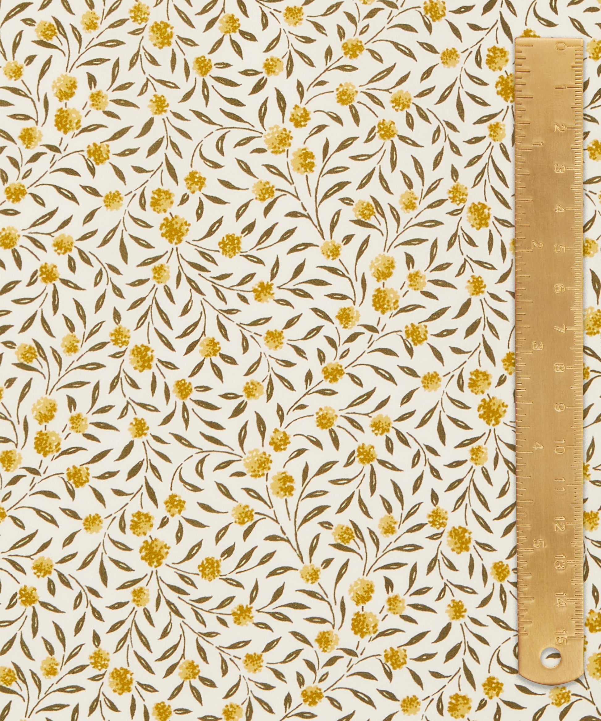 Myrtle Cotton Poplin Fabric - Yellow - Liberty
