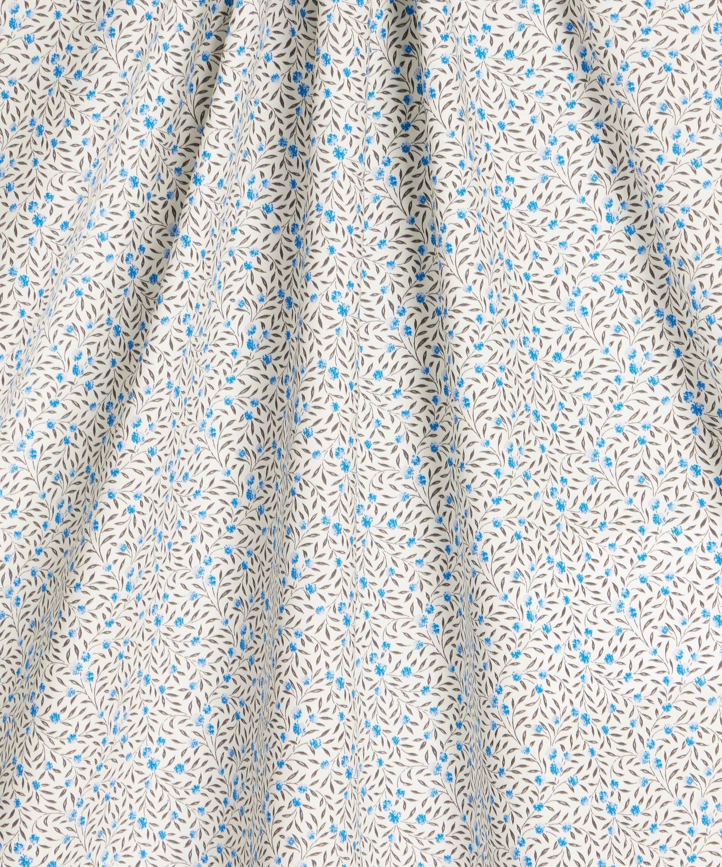 Myrtle Cotton Poplin Fabric - Blue - Liberty