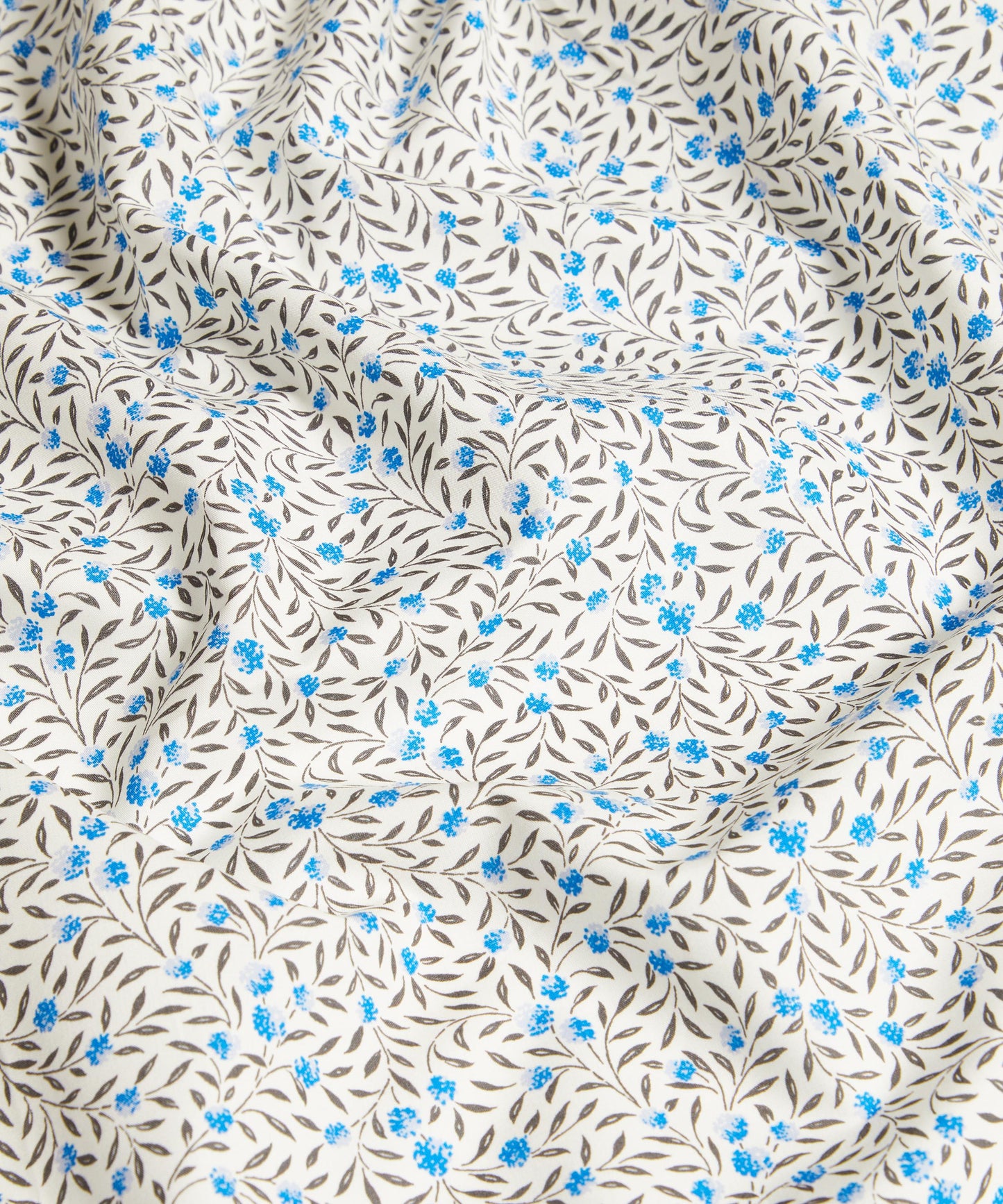 Myrtle Cotton Poplin Fabric - Blue - Liberty