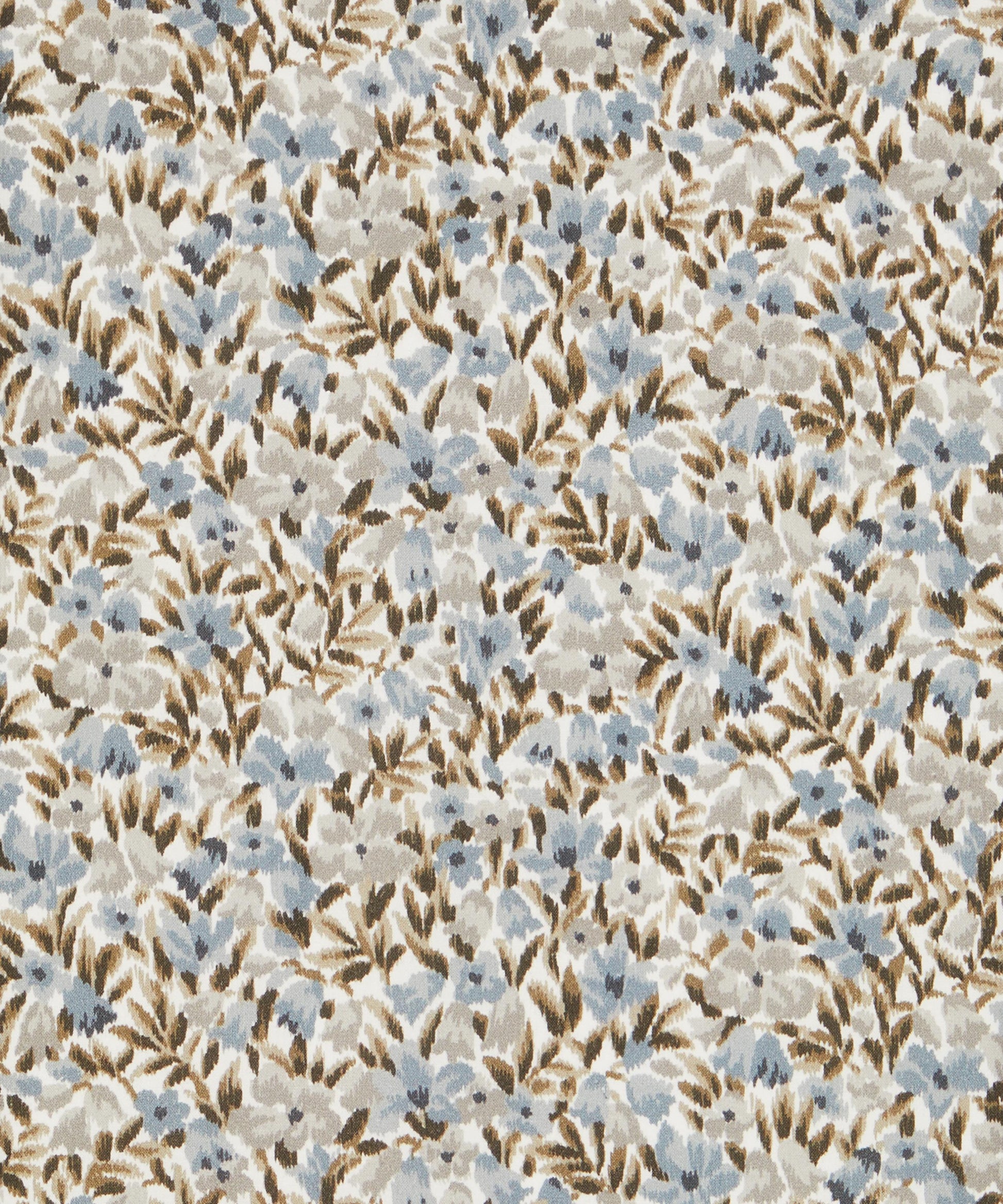 Rhea Cotton Poplin Fabric - Brown - Liberty