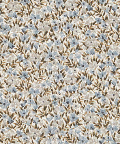 Rhea Cotton Poplin Fabric - Brown - Liberty
