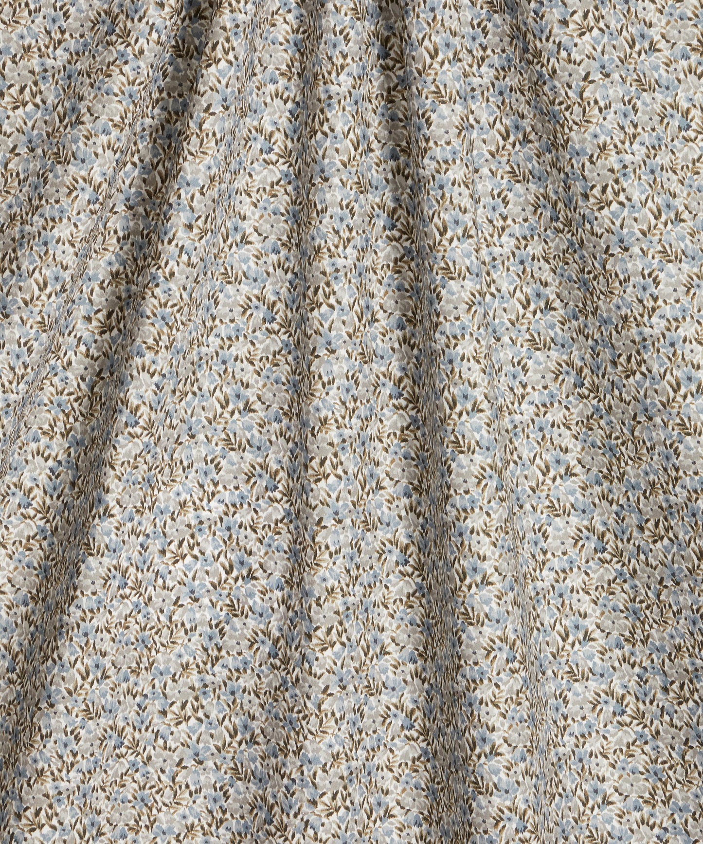 Rhea Cotton Poplin Fabric - Brown - Liberty