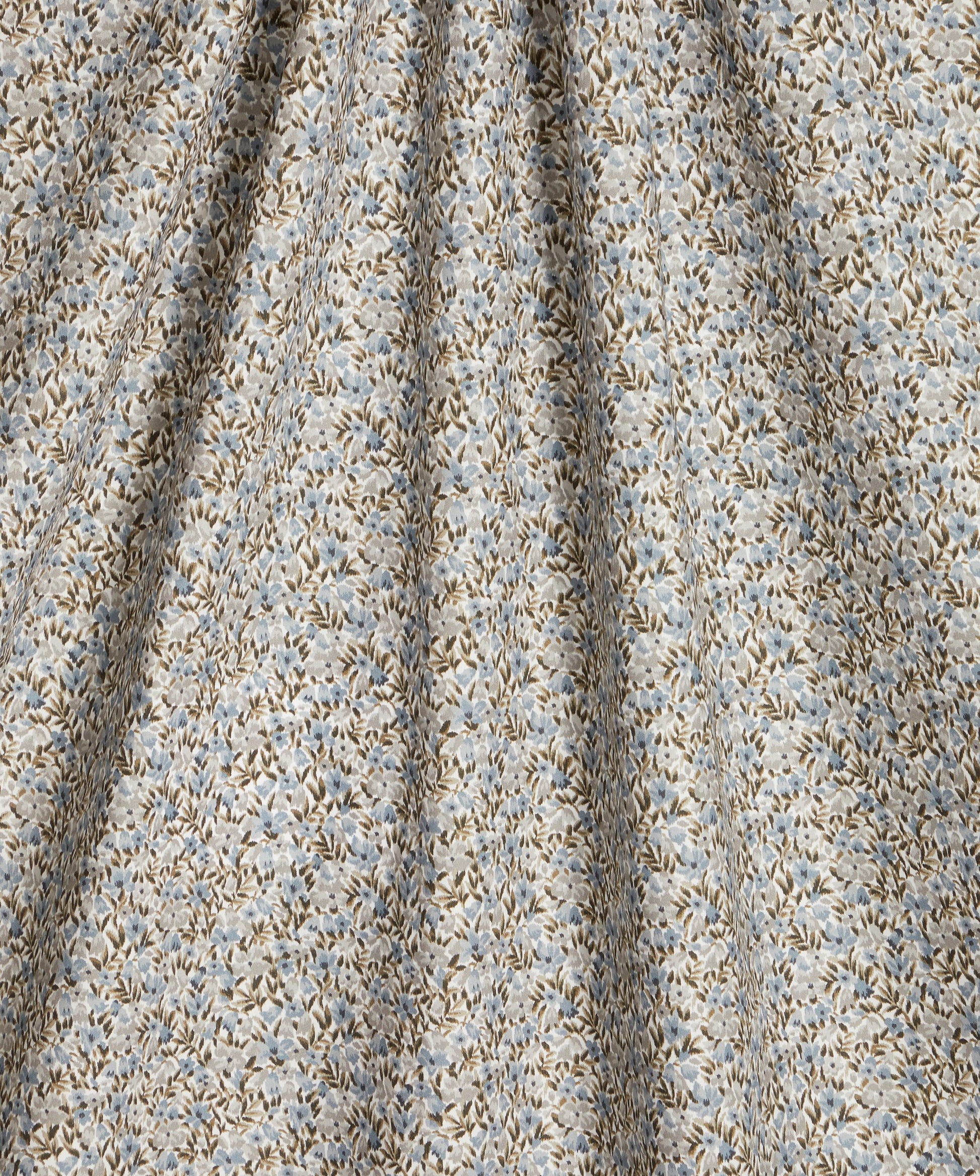 Rhea Cotton Poplin Fabric - Brown - Liberty