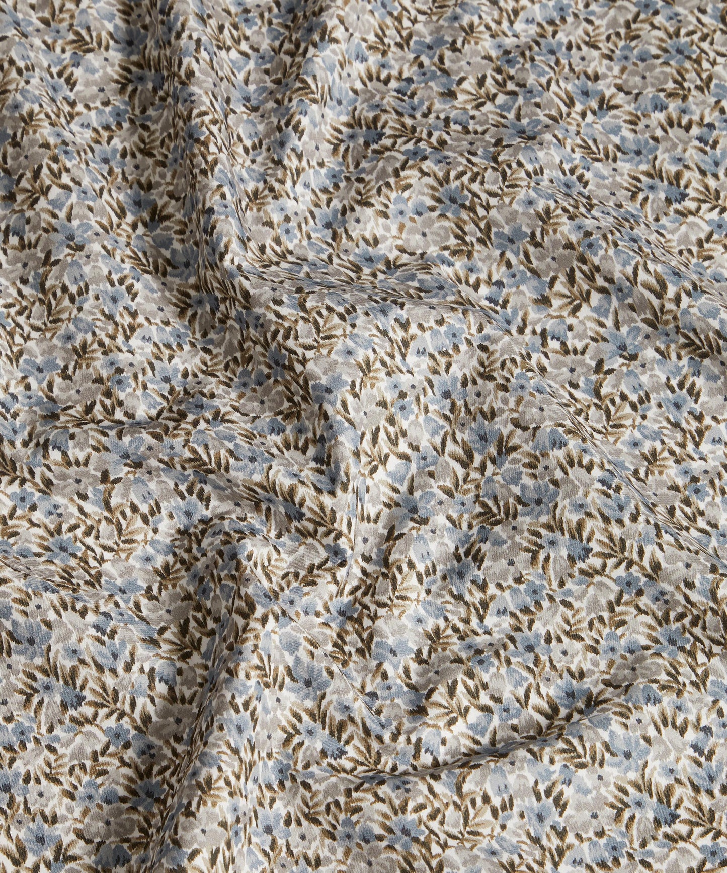 Rhea Cotton Poplin Fabric - Brown - Liberty