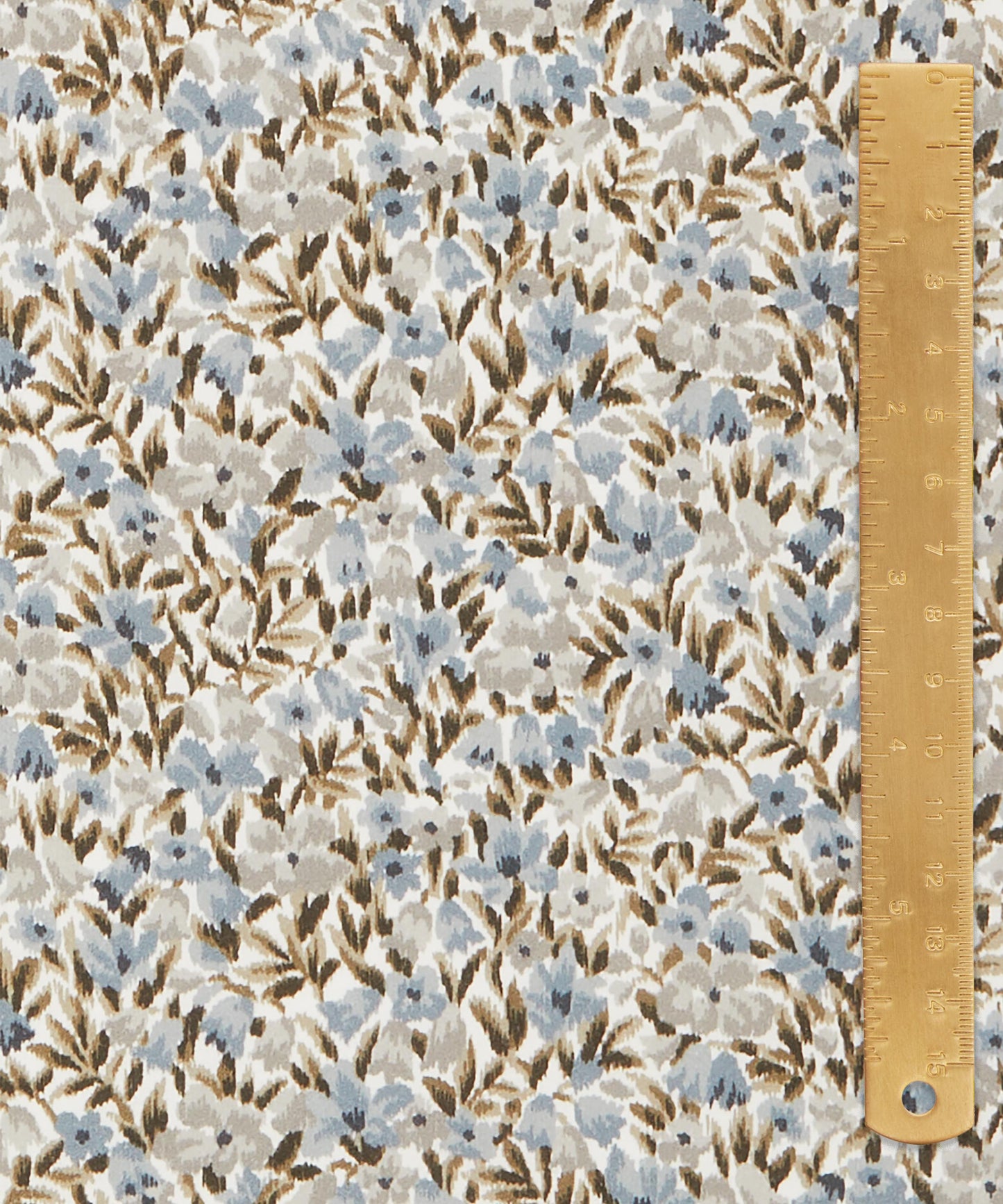 Rhea Cotton Poplin Fabric - Brown - Liberty