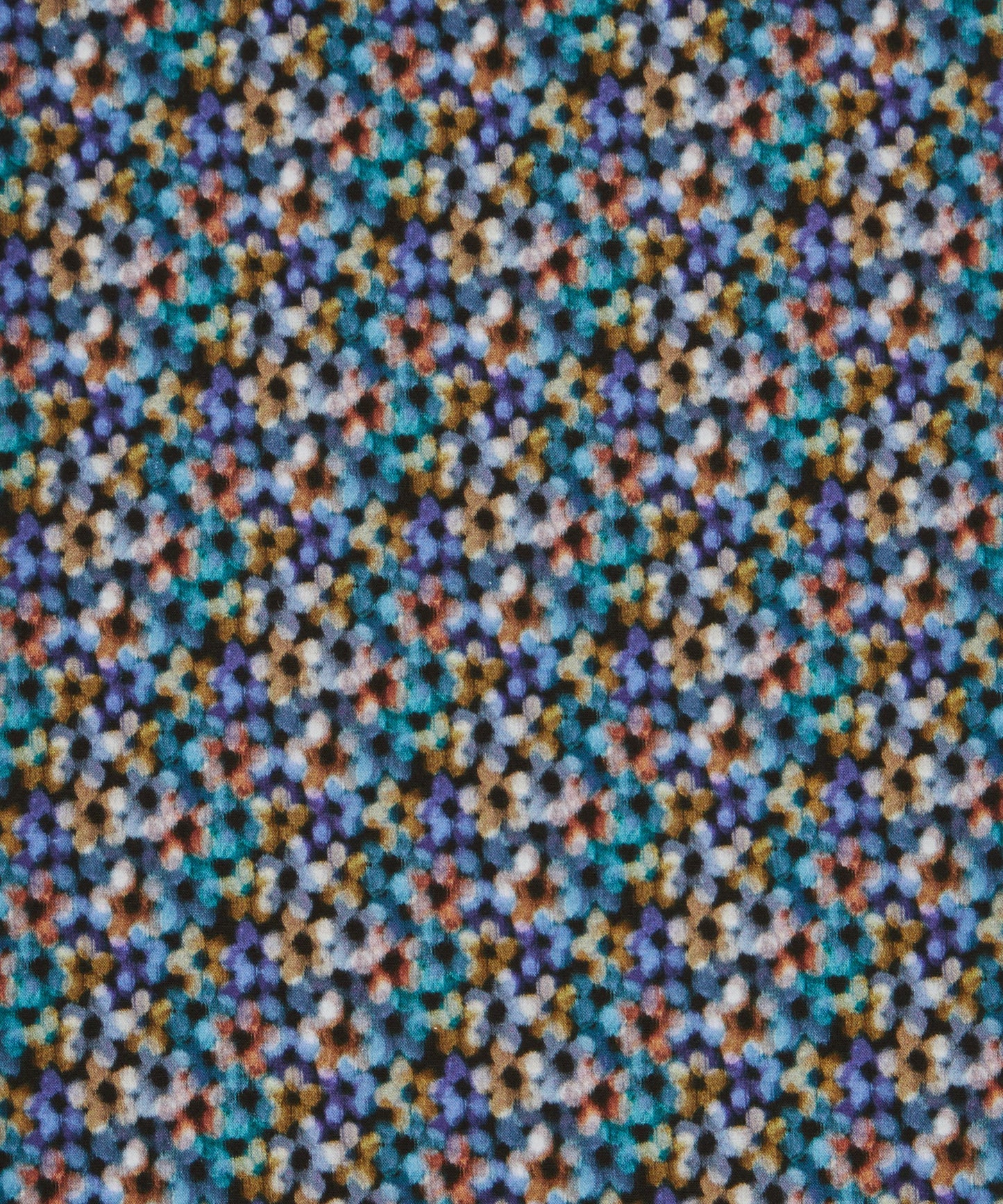 Frances Clarke Cotton Poplin Fabric - Blue - Liberty