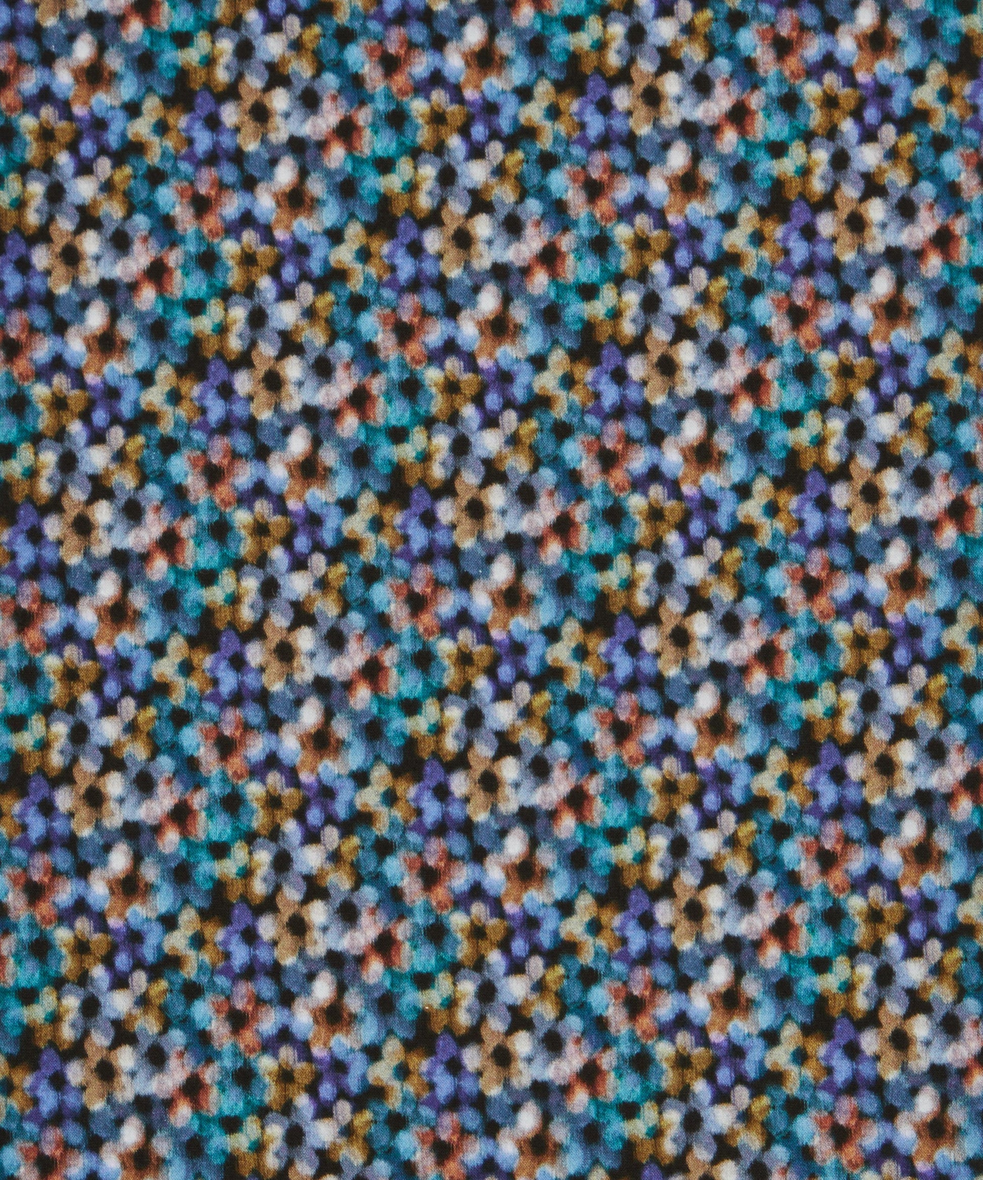 Frances Clarke Cotton Poplin Fabric - Blue - Liberty