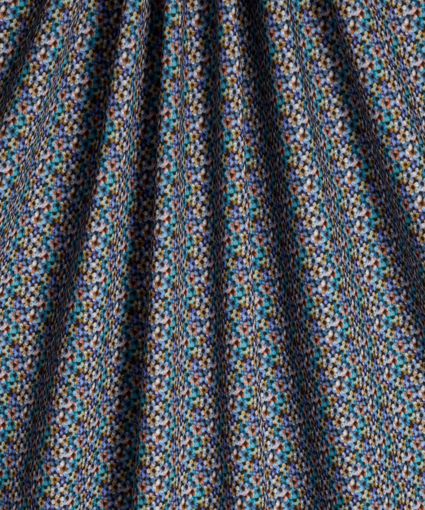 Frances Clarke Cotton Poplin Fabric - Blue - Liberty