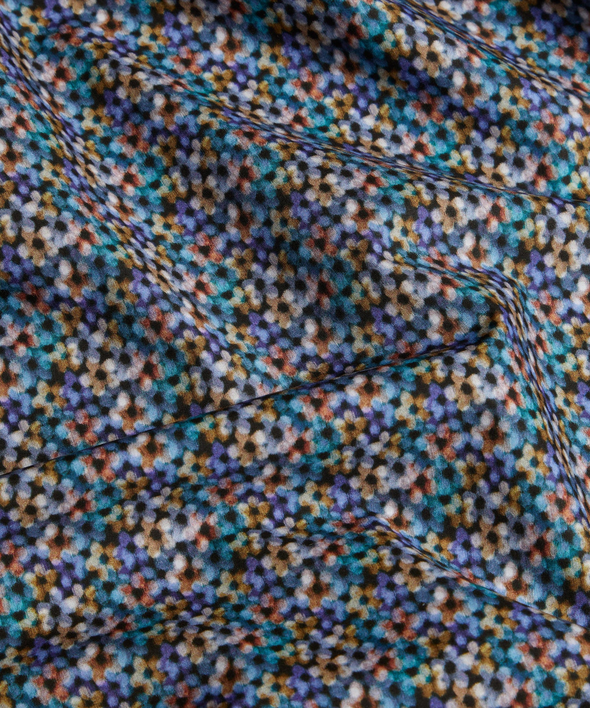 Frances Clarke Cotton Poplin Fabric - Blue - Liberty