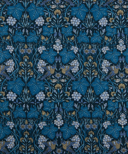 Vine Thief Cotton Poplin Fabric - Blue - Liberty