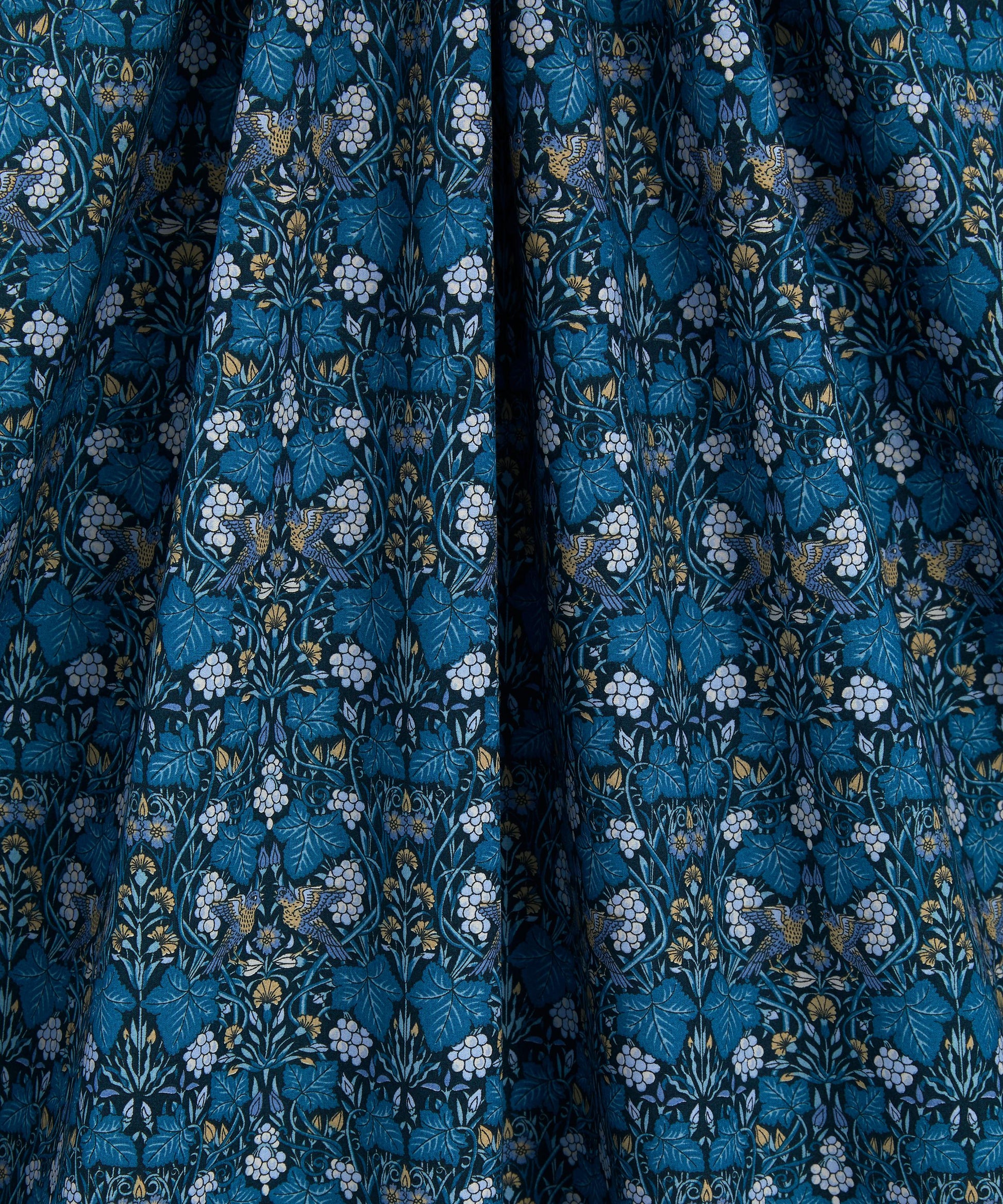 Vine Thief Cotton Poplin Fabric - Blue - Liberty