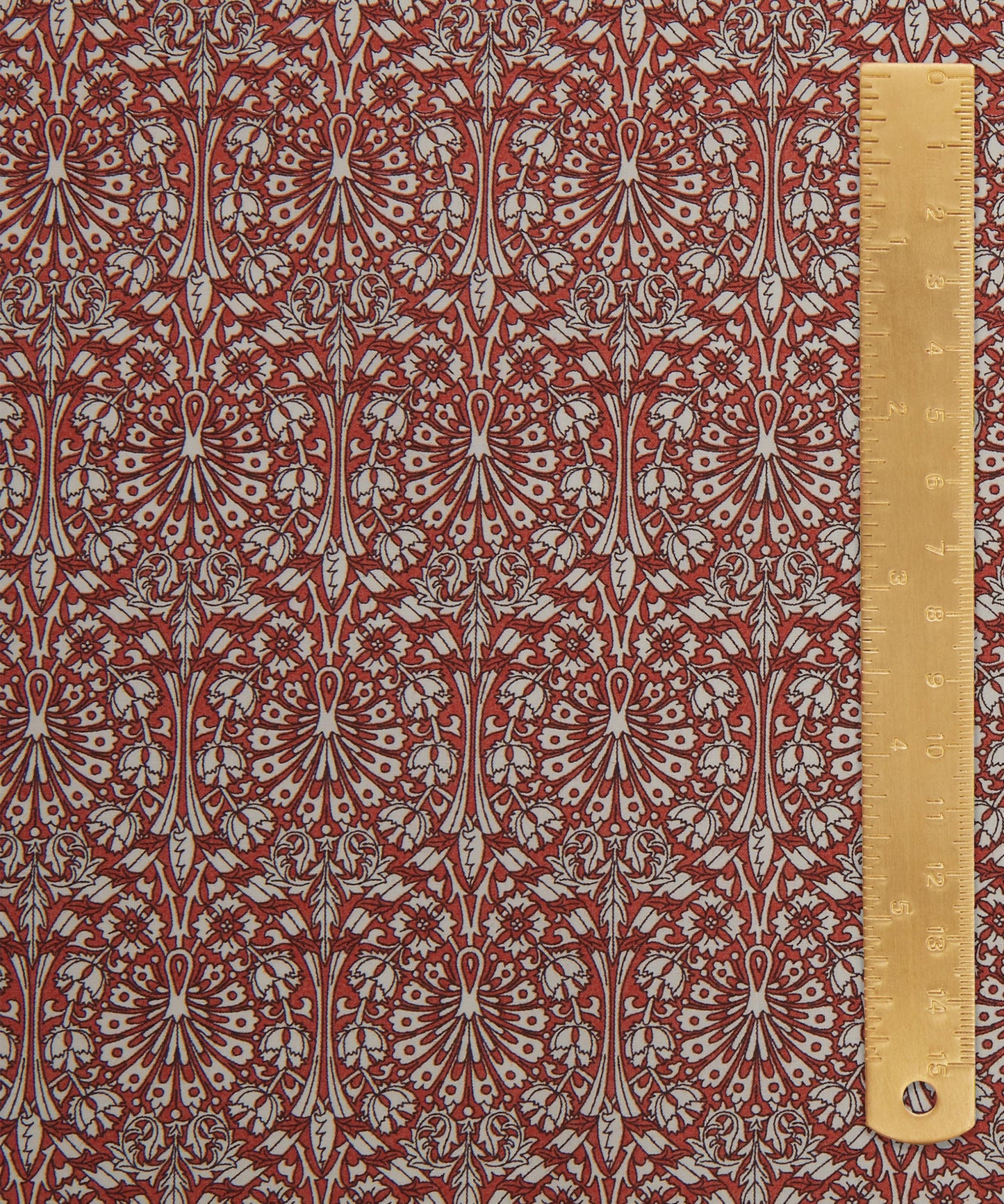 Peacock House Cotton Poplin Fabric - Pink - Liberty