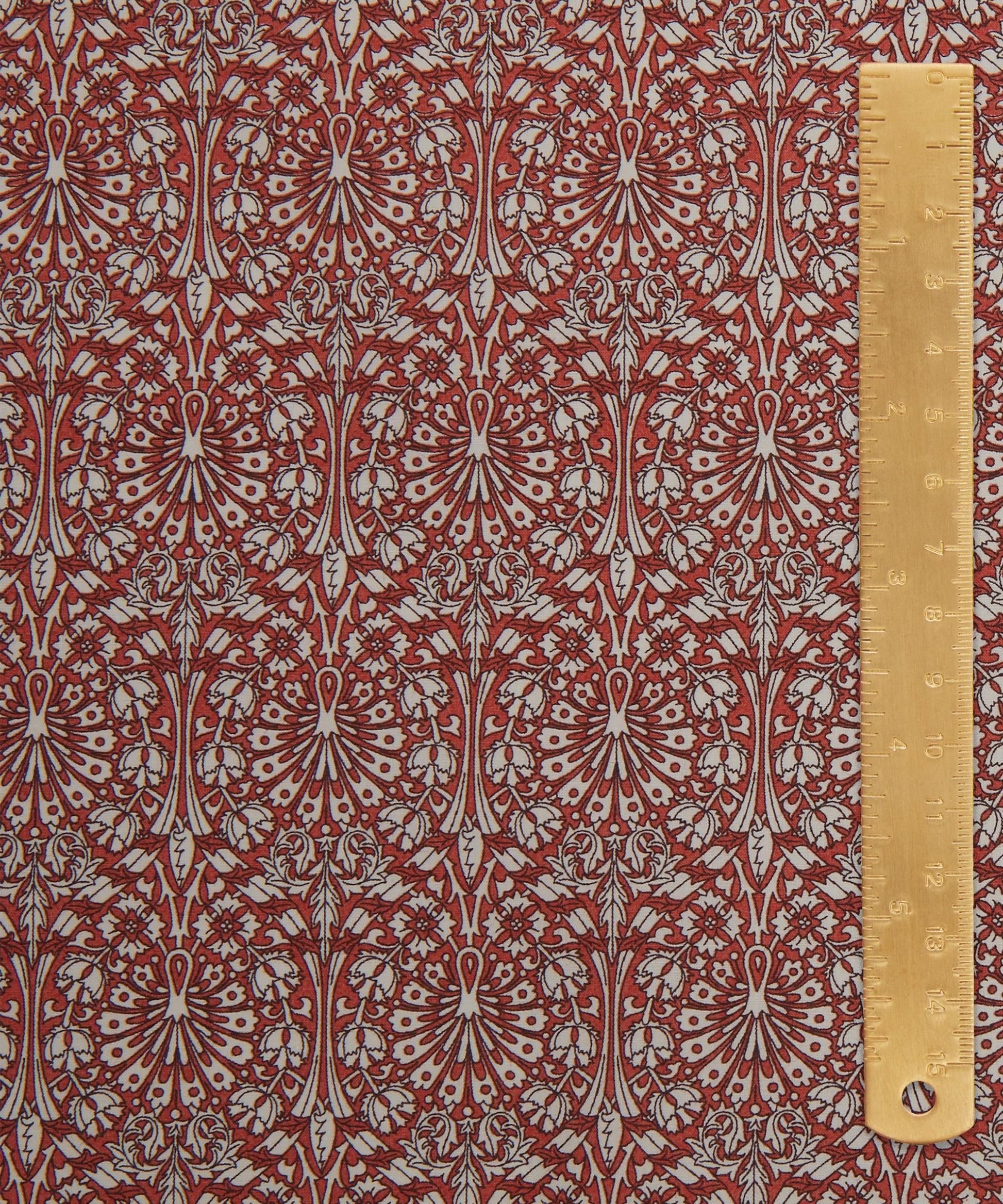 Peacock House Cotton Poplin Fabric - Pink - Liberty