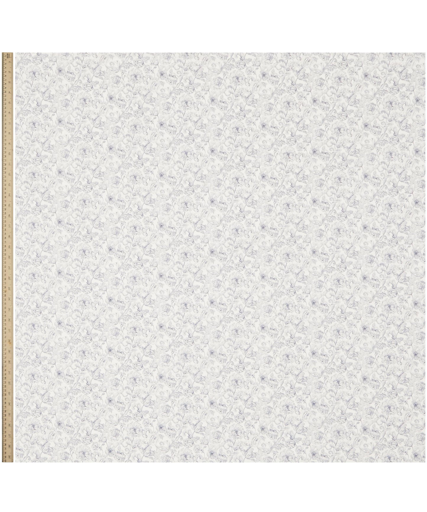 Alexander Study Cotton Poplin Fabric - Gray - Liberty