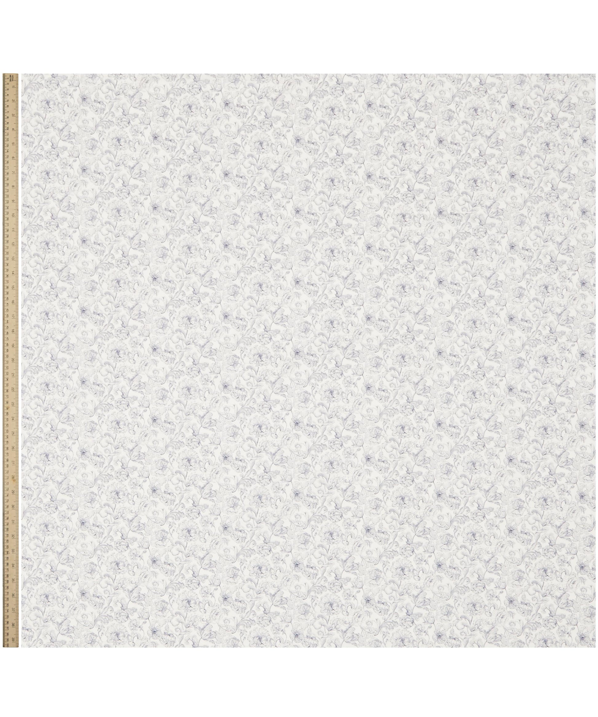 Alexander Study Cotton Poplin Fabric - Gray - Liberty