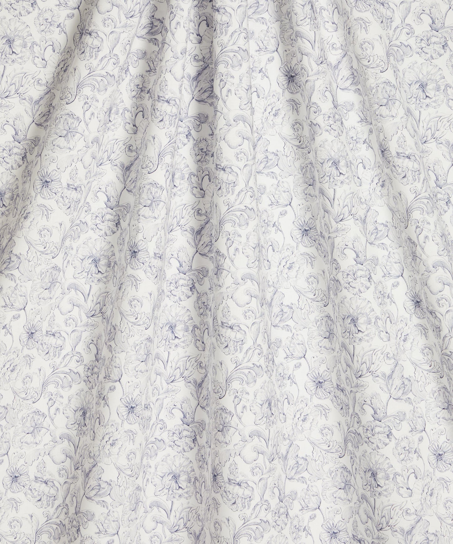 Alexander Study Cotton Poplin Fabric - Gray - Liberty