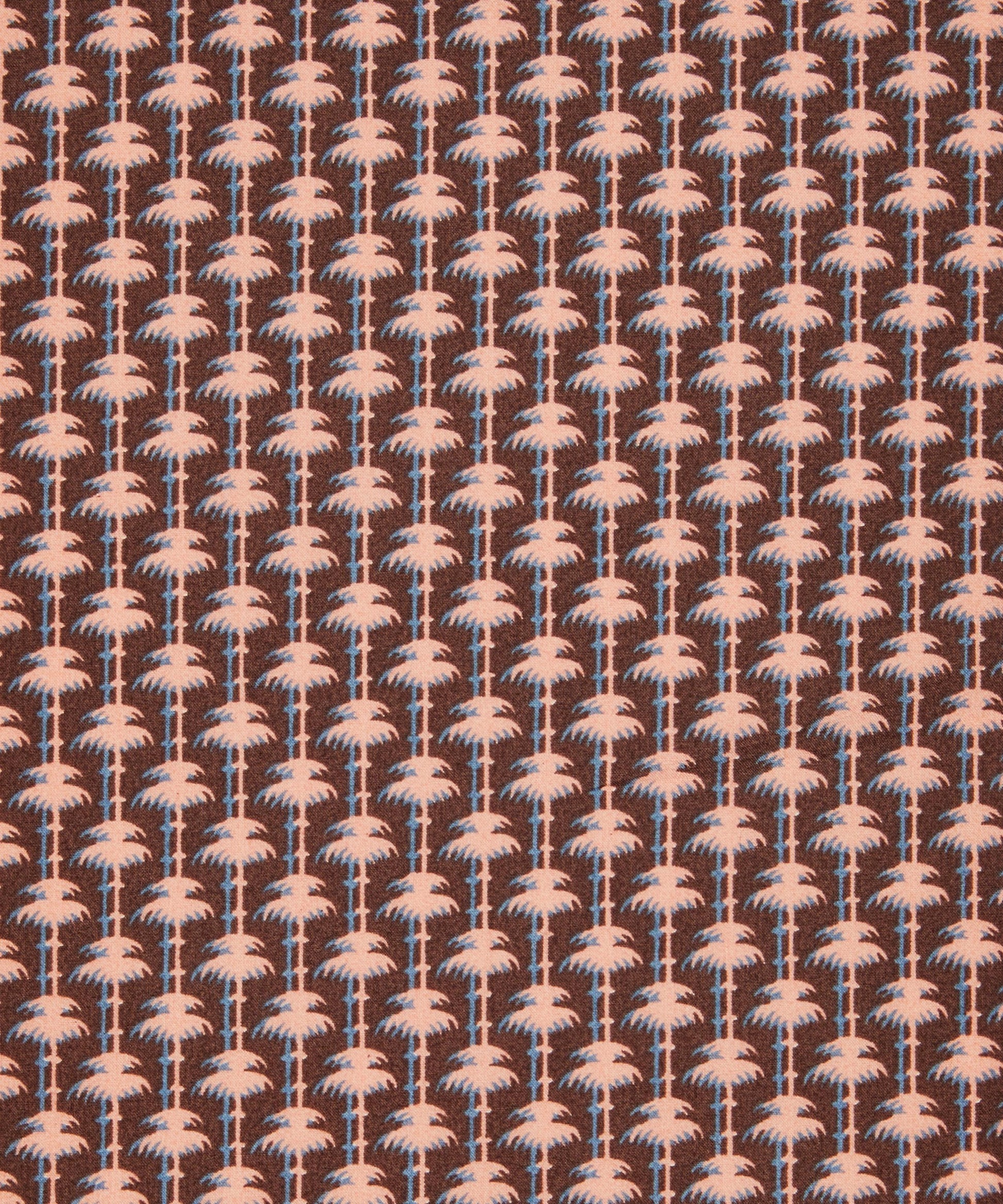 Apollo’s Palm Cotton Poplin Fabric - Purple - Liberty