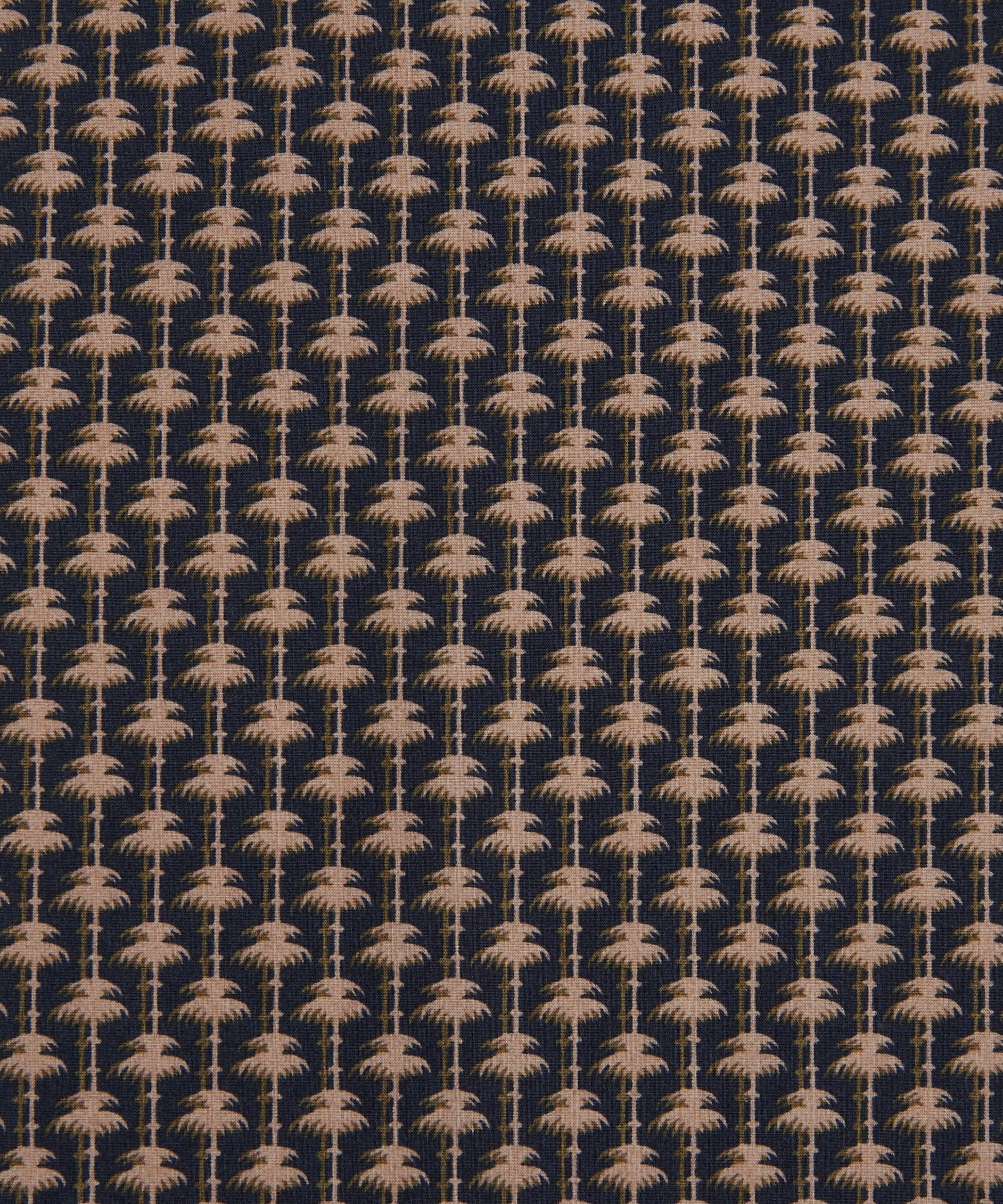 Apollo’s Palm Cotton Poplin Fabric - Black - Liberty