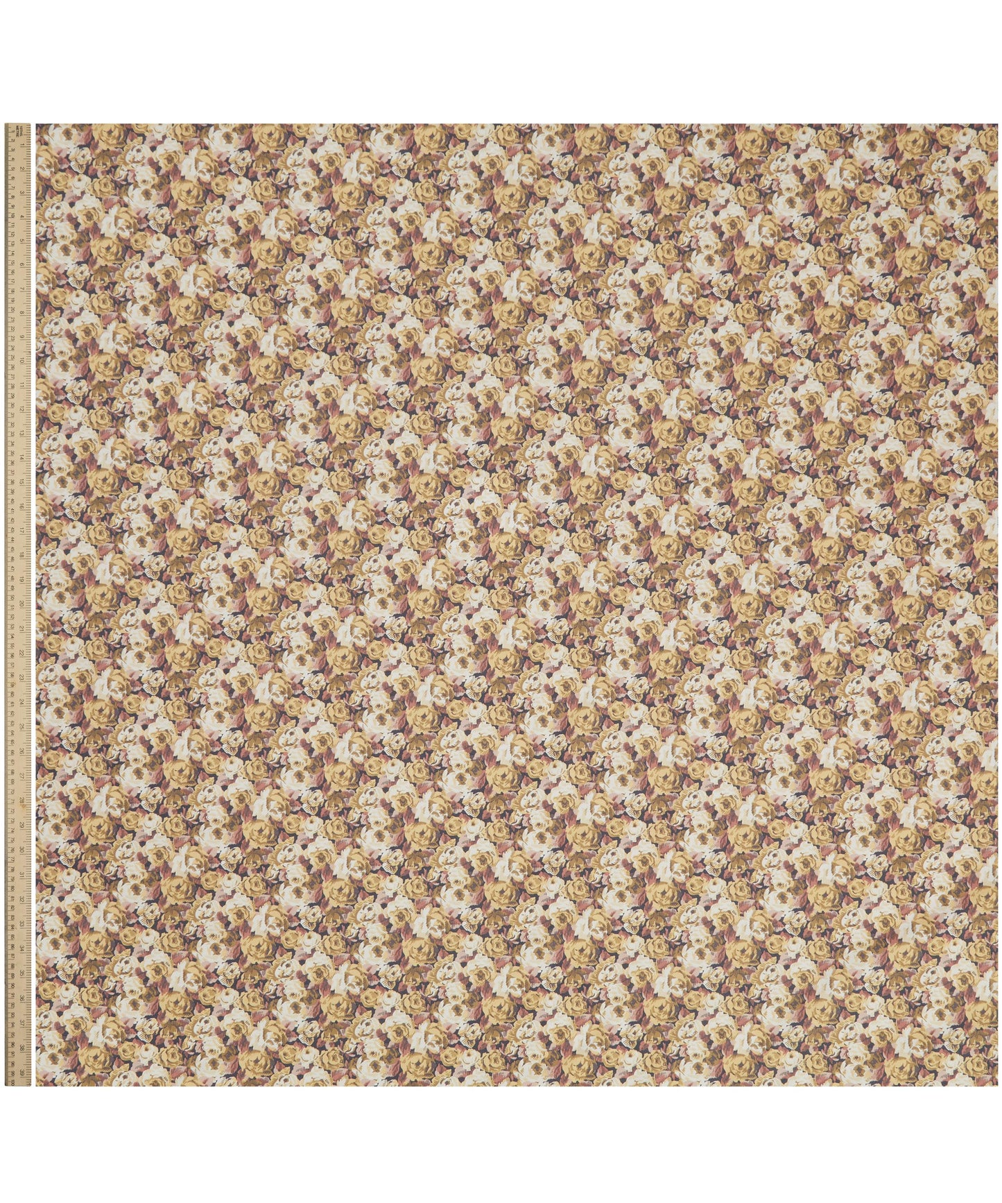 Roman Rose Cotton Poplin Fabric - Sand - Liberty