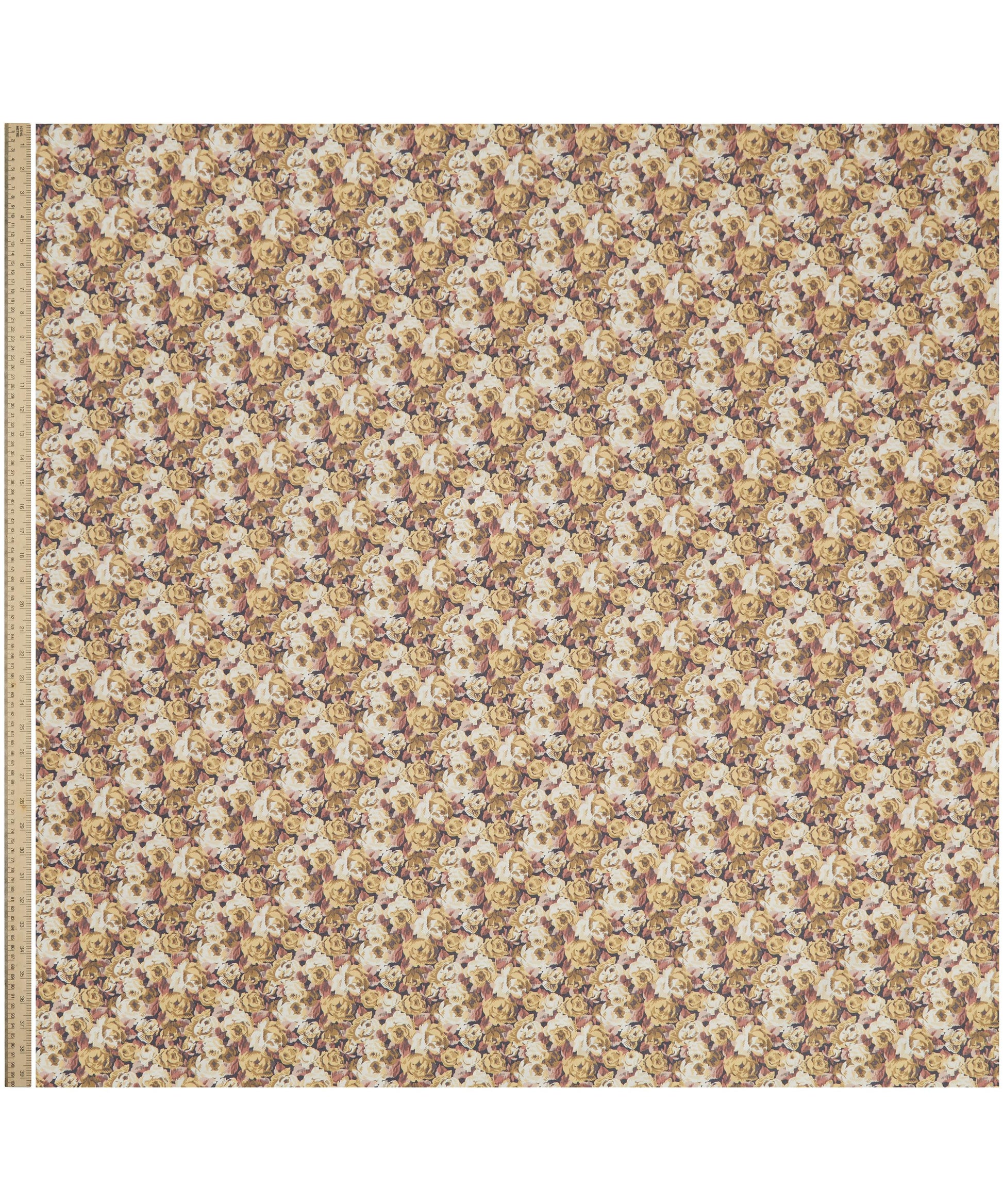 Roman Rose Cotton Poplin Fabric - Sand - Liberty