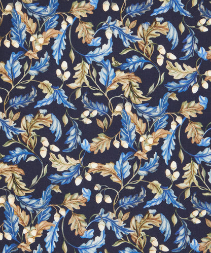 Oak Crown Cotton Poplin Fabric - Blue - Liberty