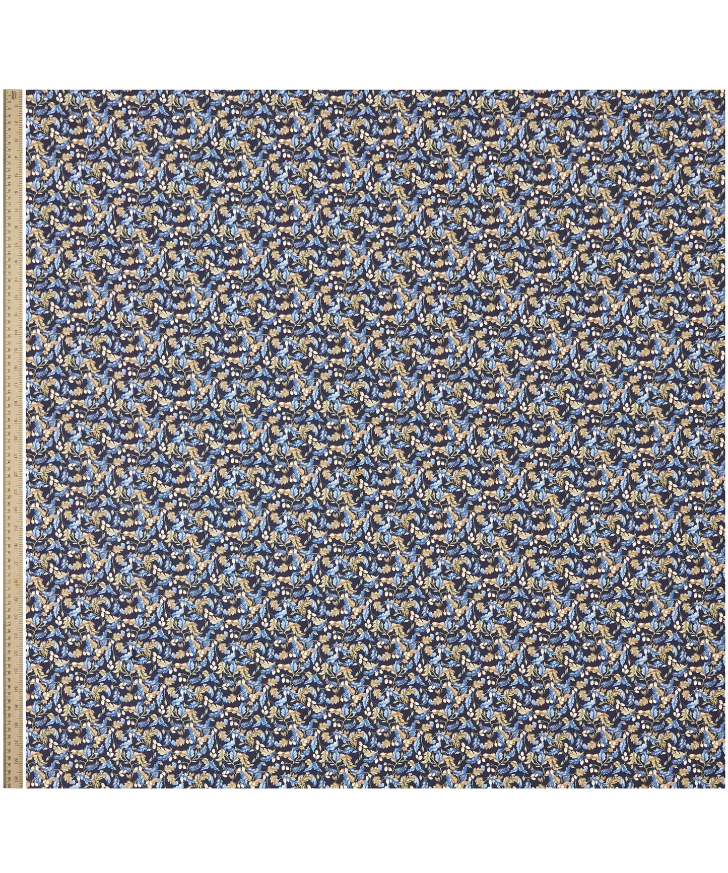 Oak Crown Cotton Poplin Fabric - Blue - Liberty