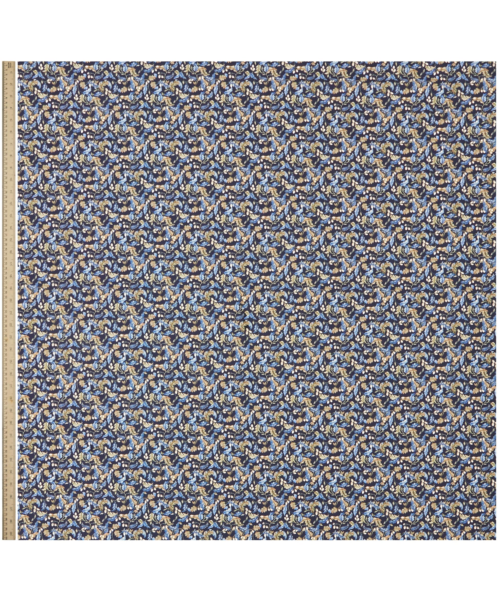 Oak Crown Cotton Poplin Fabric - Blue - Liberty