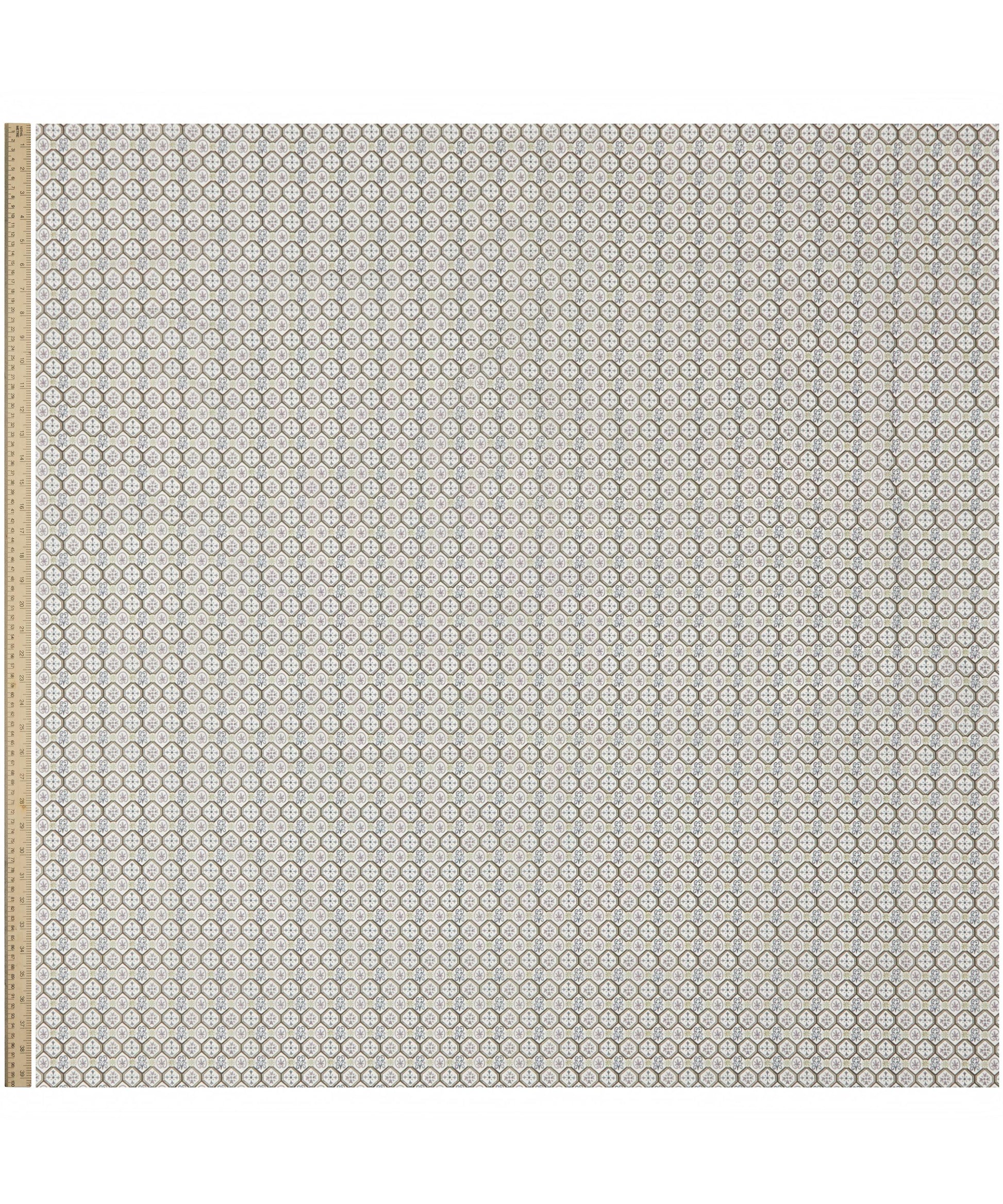 Tristan Rollo Cotton Poplin Fabric - Gray - Liberty
