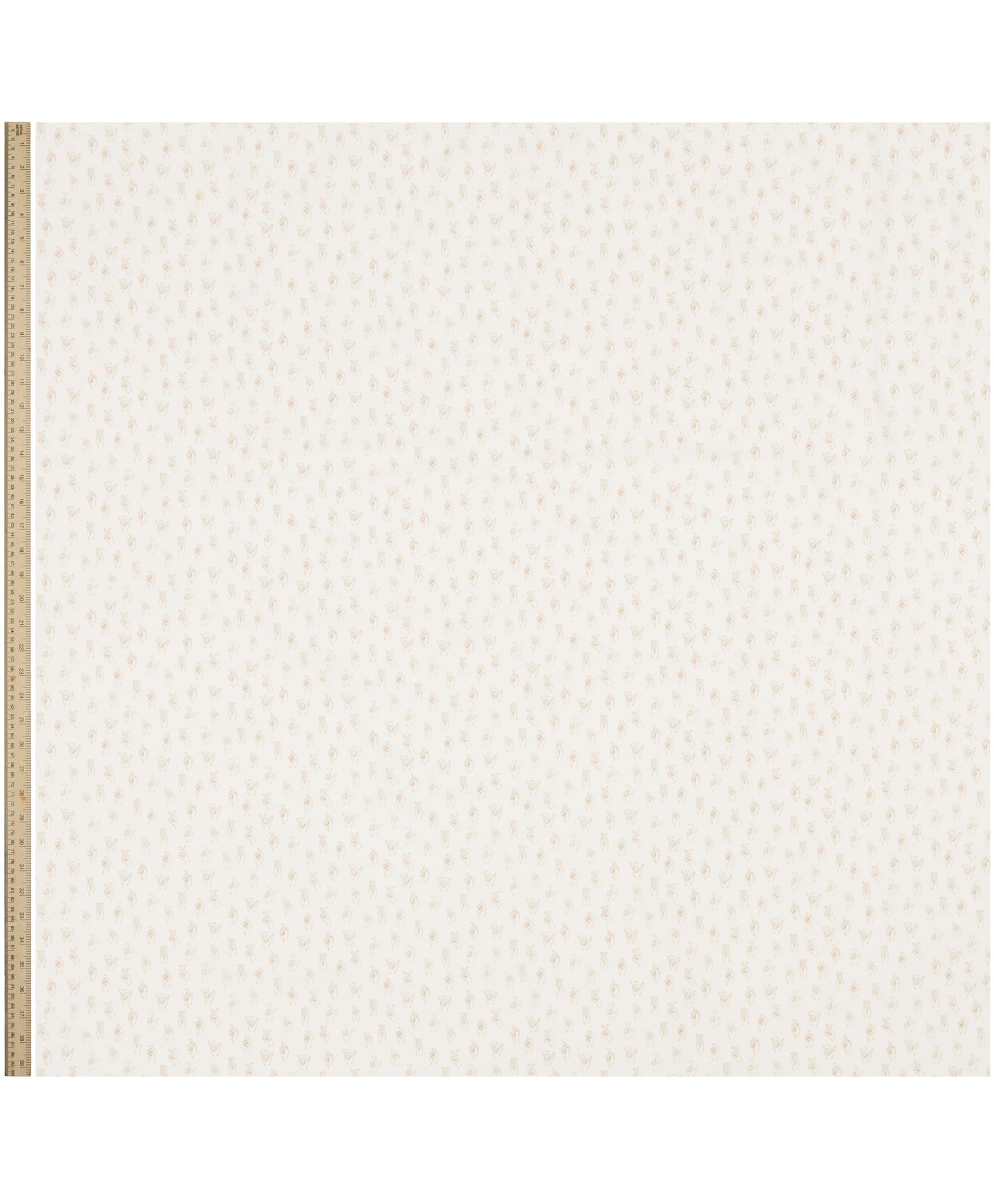 Signs of Liberty Cotton Poplin Fabric - Cream - Liberty