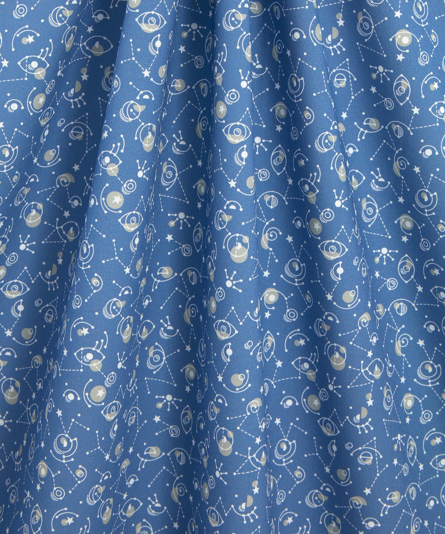 Cyclopes Cotton Poplin Fabric - Blue - Liberty