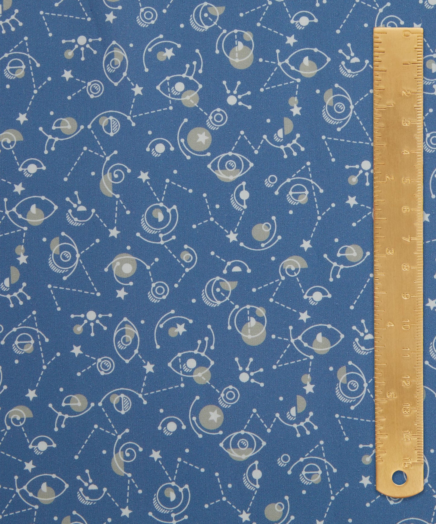 Cyclopes Cotton Poplin Fabric - Blue - Liberty