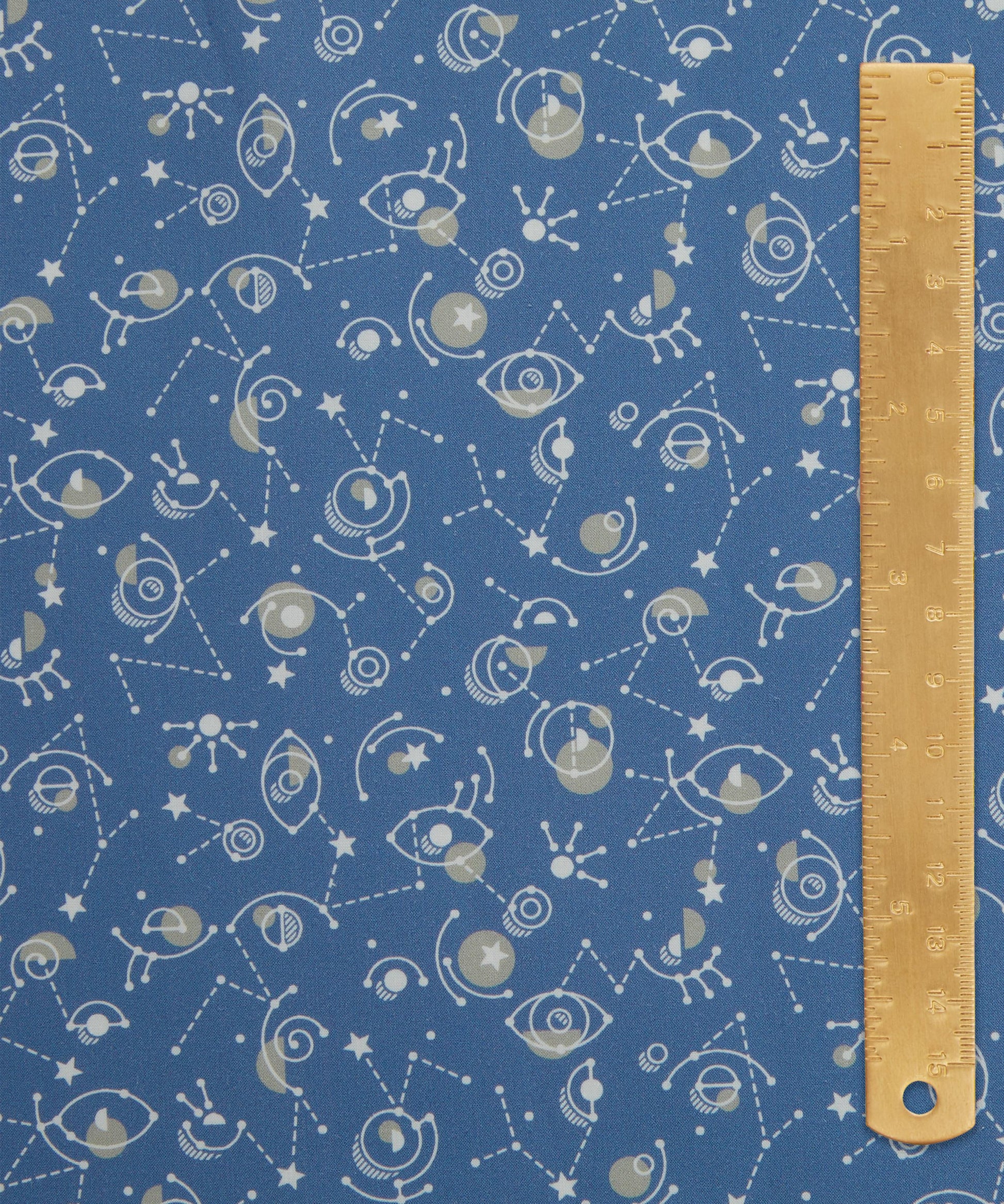 Cyclopes Cotton Poplin Fabric - Blue - Liberty