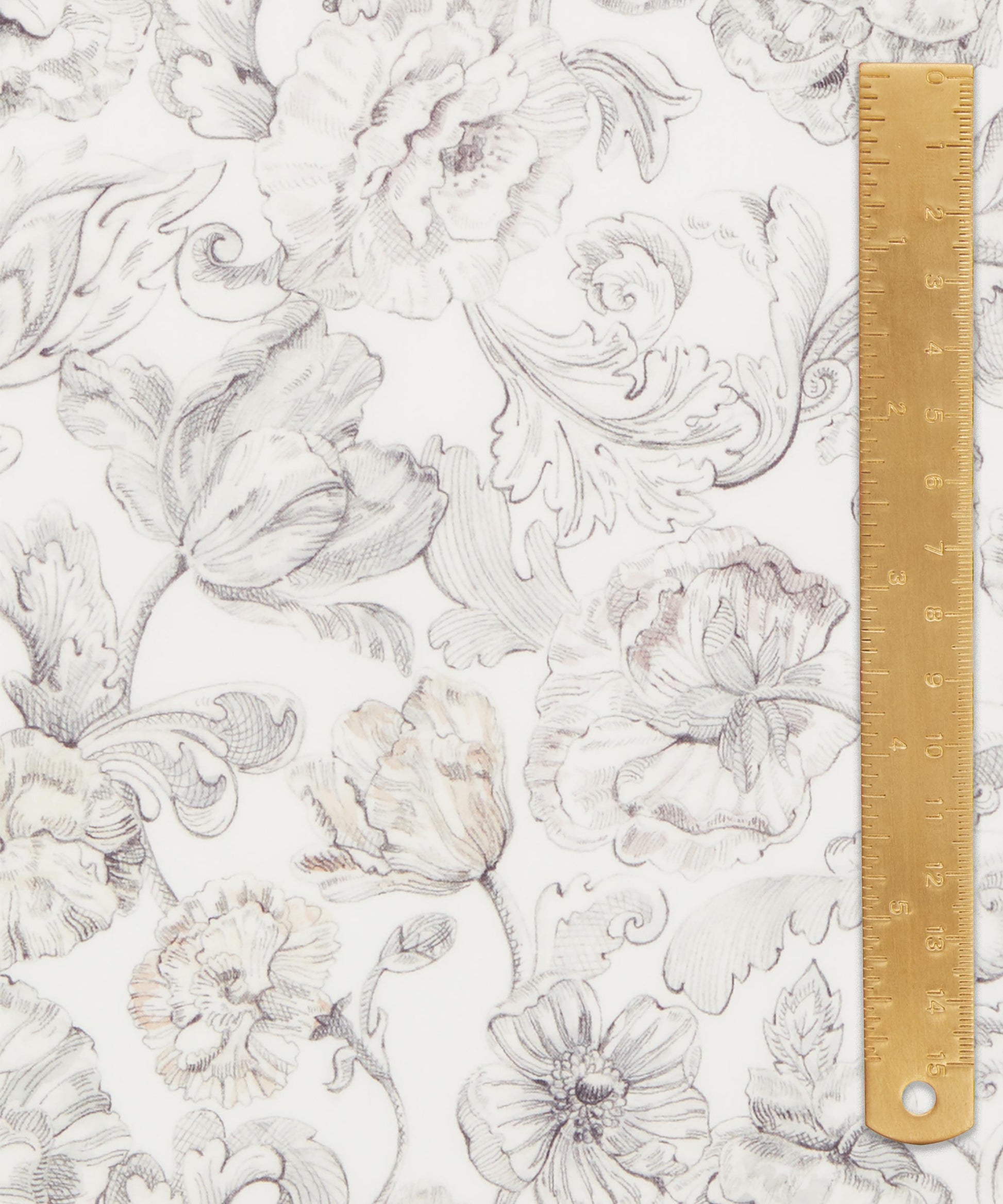 Alexander Marble Tana Lawn™ Cotton Fabric - Gray - Liberty