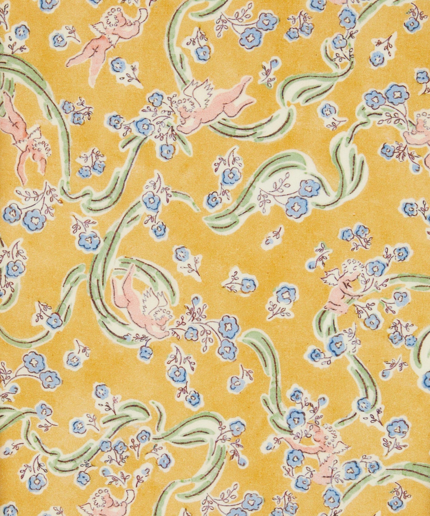 Love Grandma Lyn Tana Lawn™ Cotton Fabric - Gold - Liberty