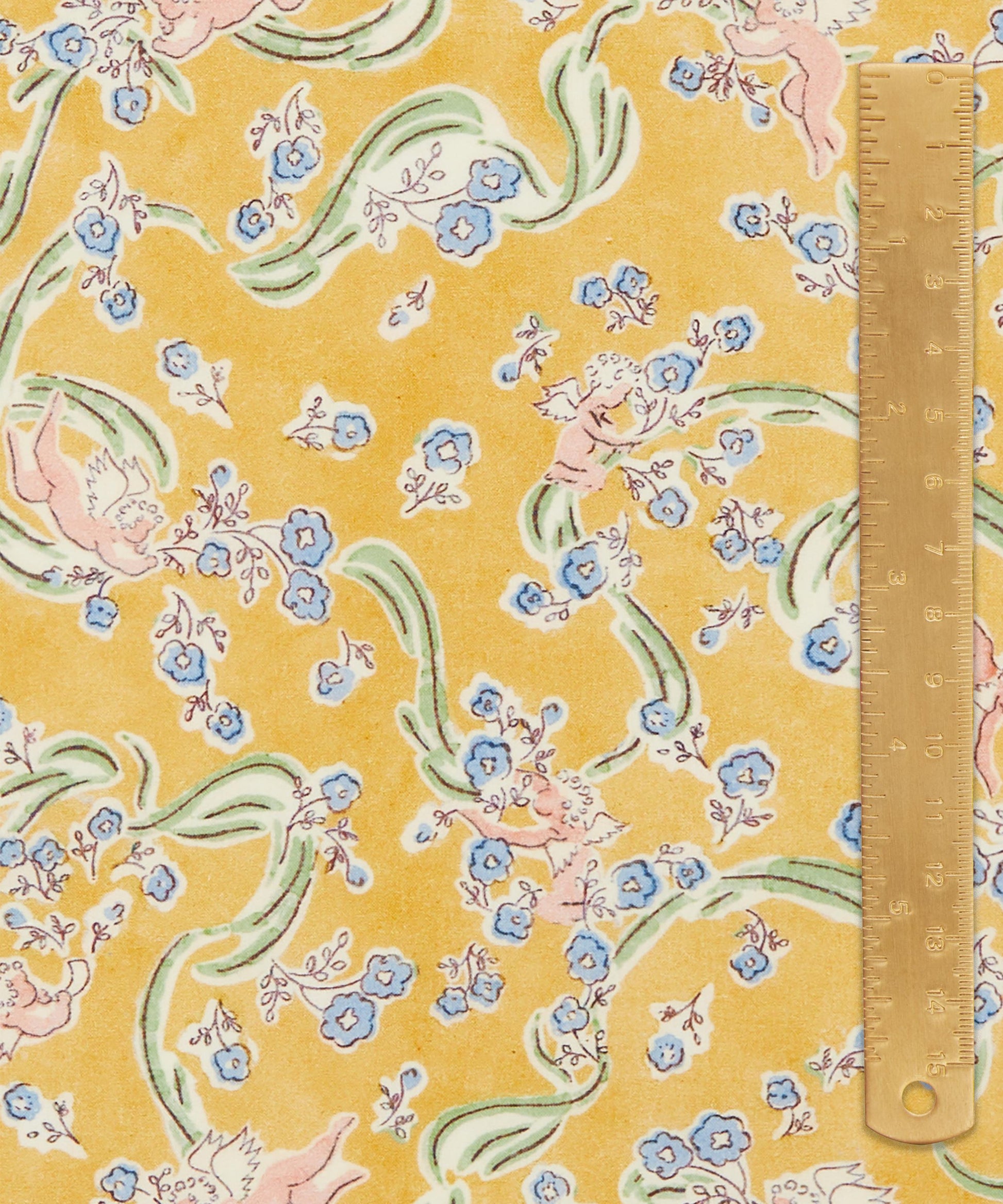 Love Grandma Lyn Tana Lawn™ Cotton Fabric - Gold - Liberty