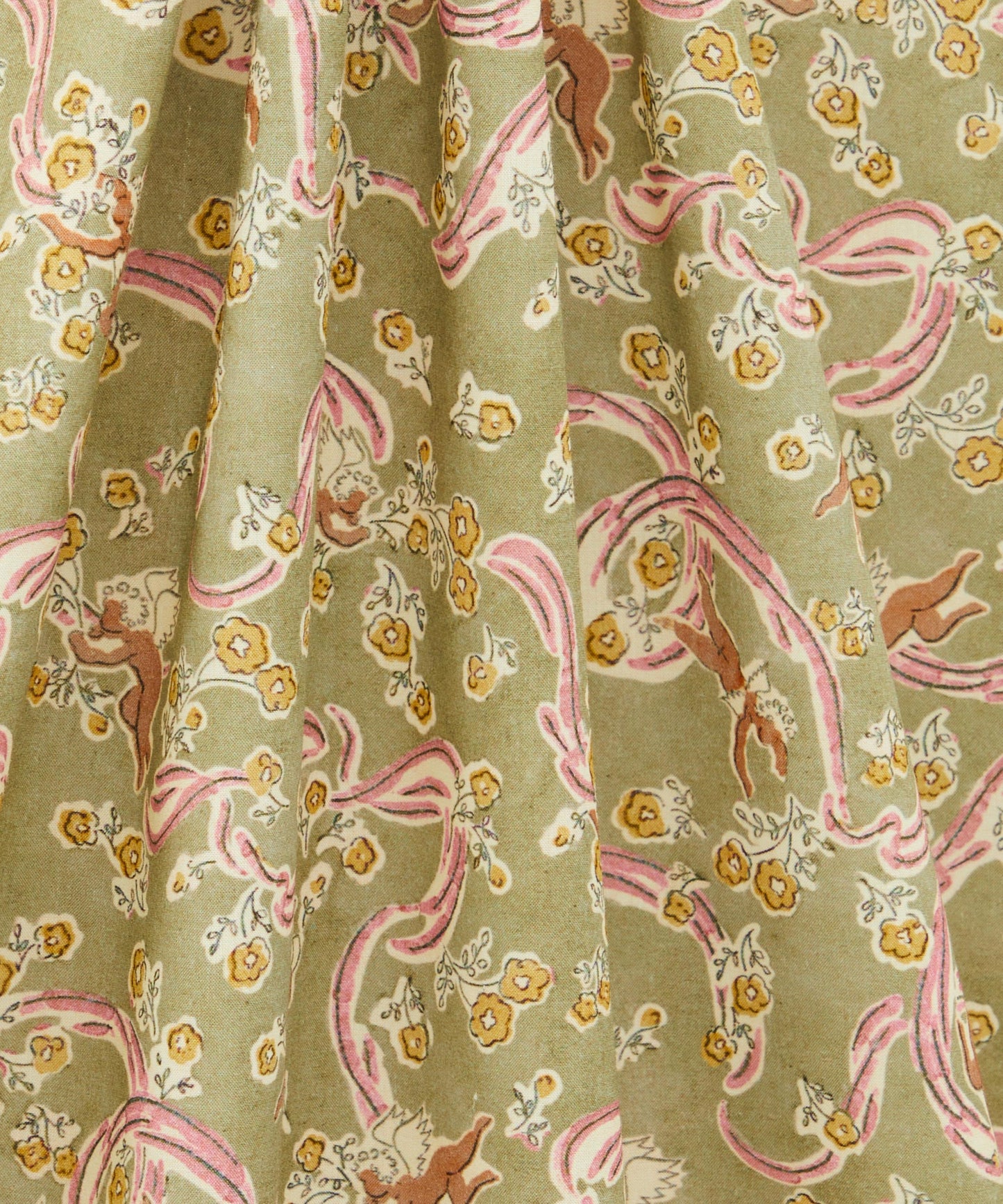 Love Grandma Lyn Tana Lawn™ Cotton Fabric - Green - Liberty